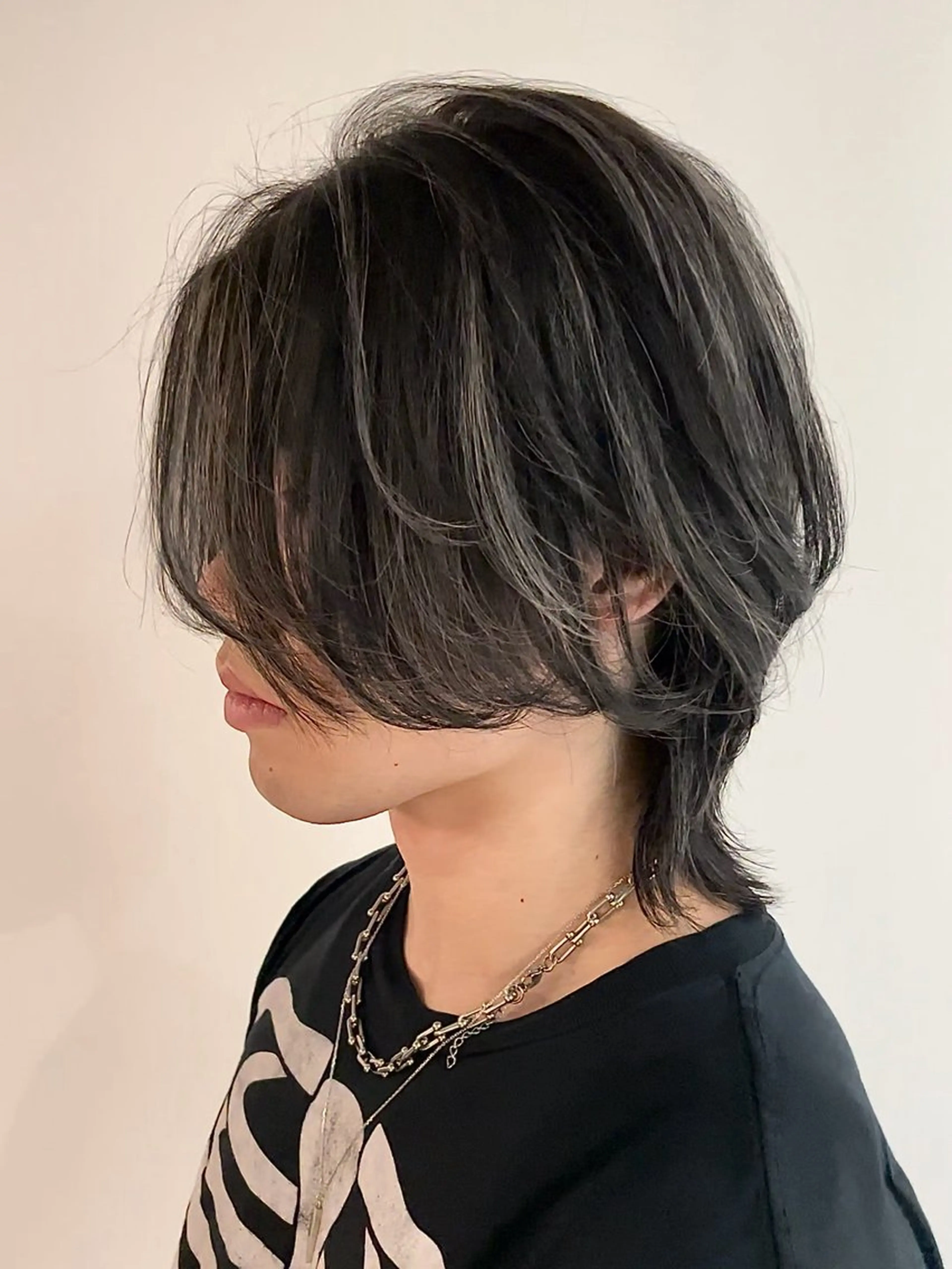 ミディアム カラー メンズ カット ヘアカラー 🐝メンズハイライト …Rioのヘアスタイル