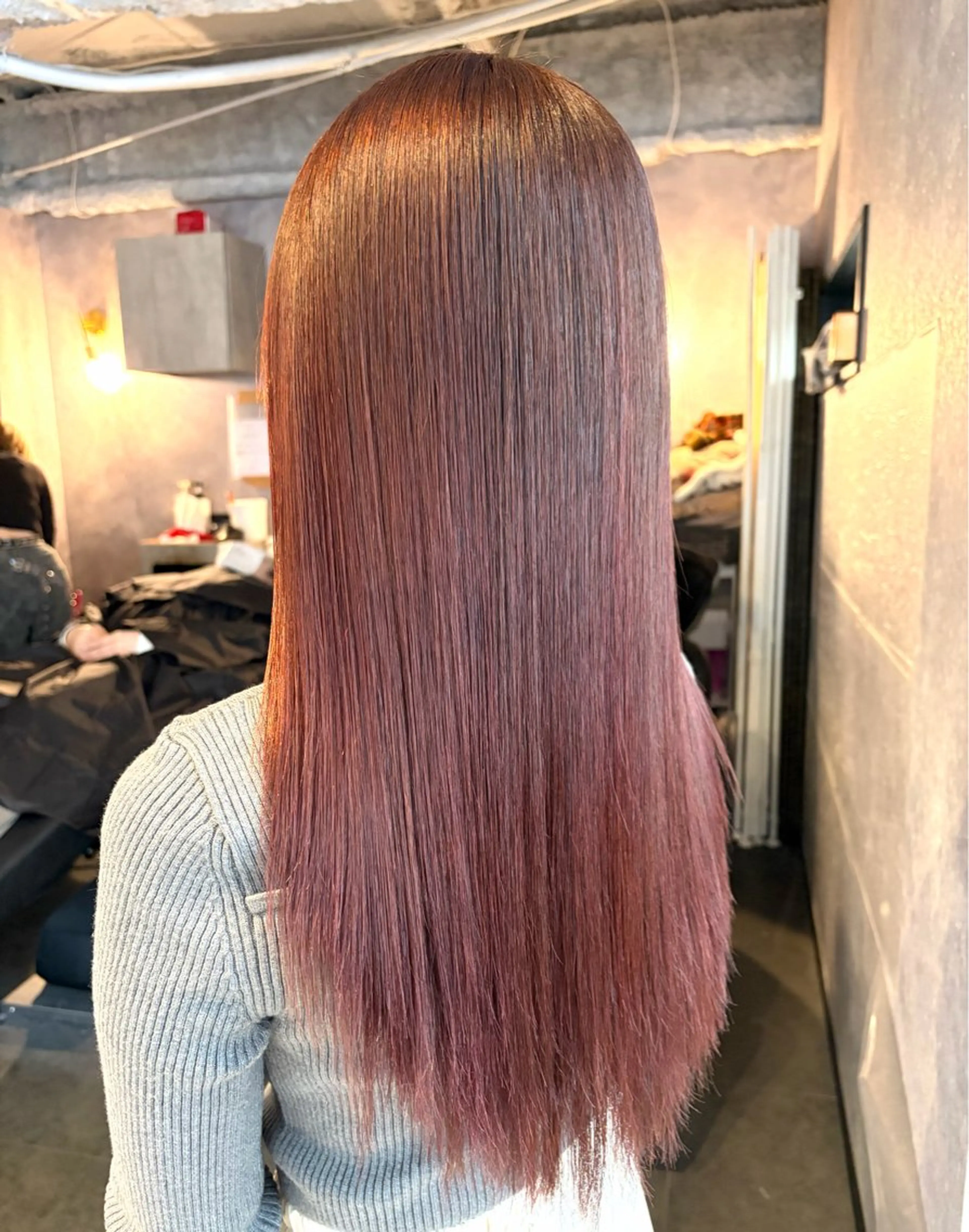 ロング カラー ヘアカラー 🩶鈴木茉奈🩶艶髪 /透明感/暖色カラーのヘアスタイル