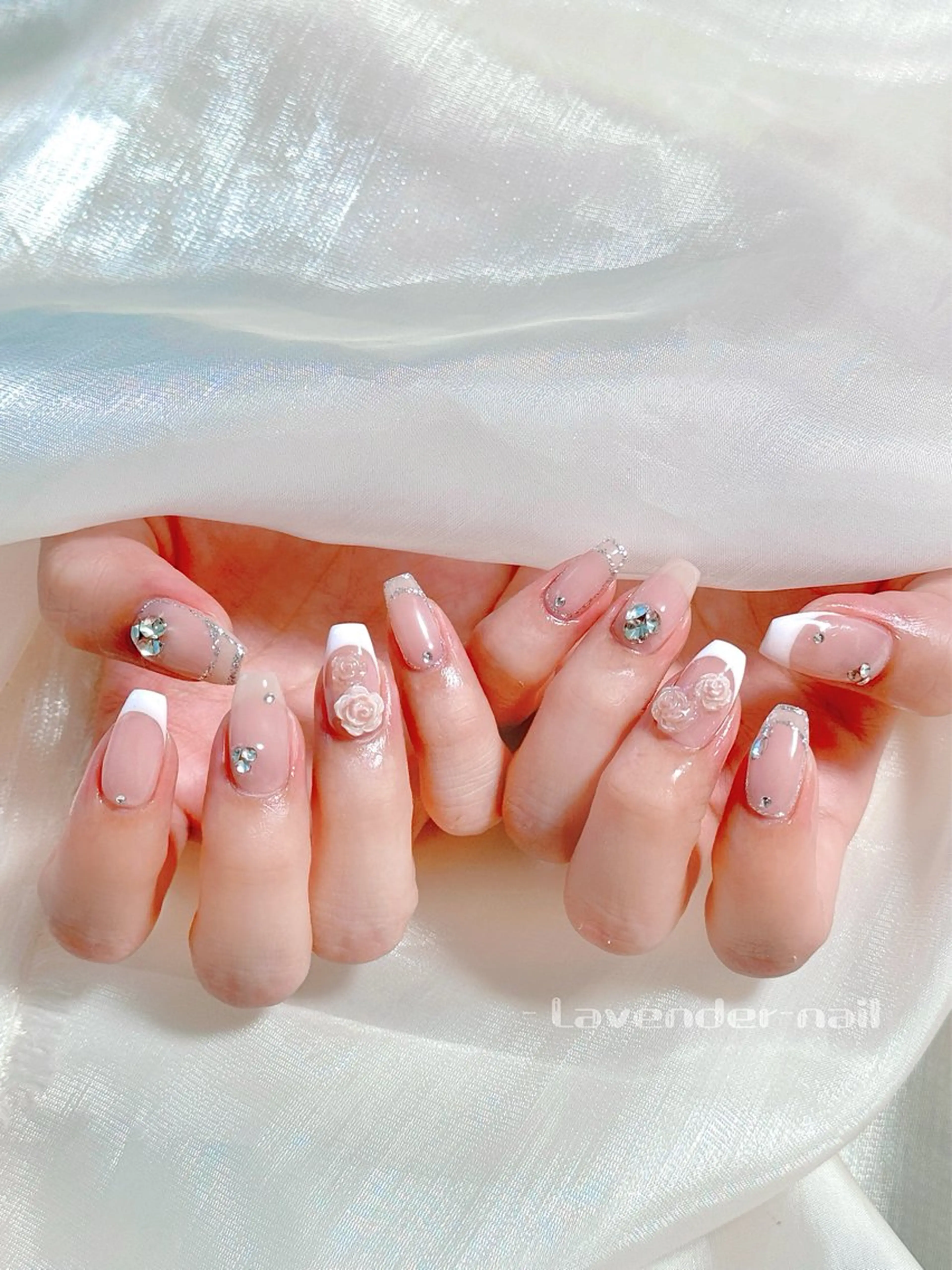 ネイル ハンドネイル Lavender nail·中島公園のネイルデザイン