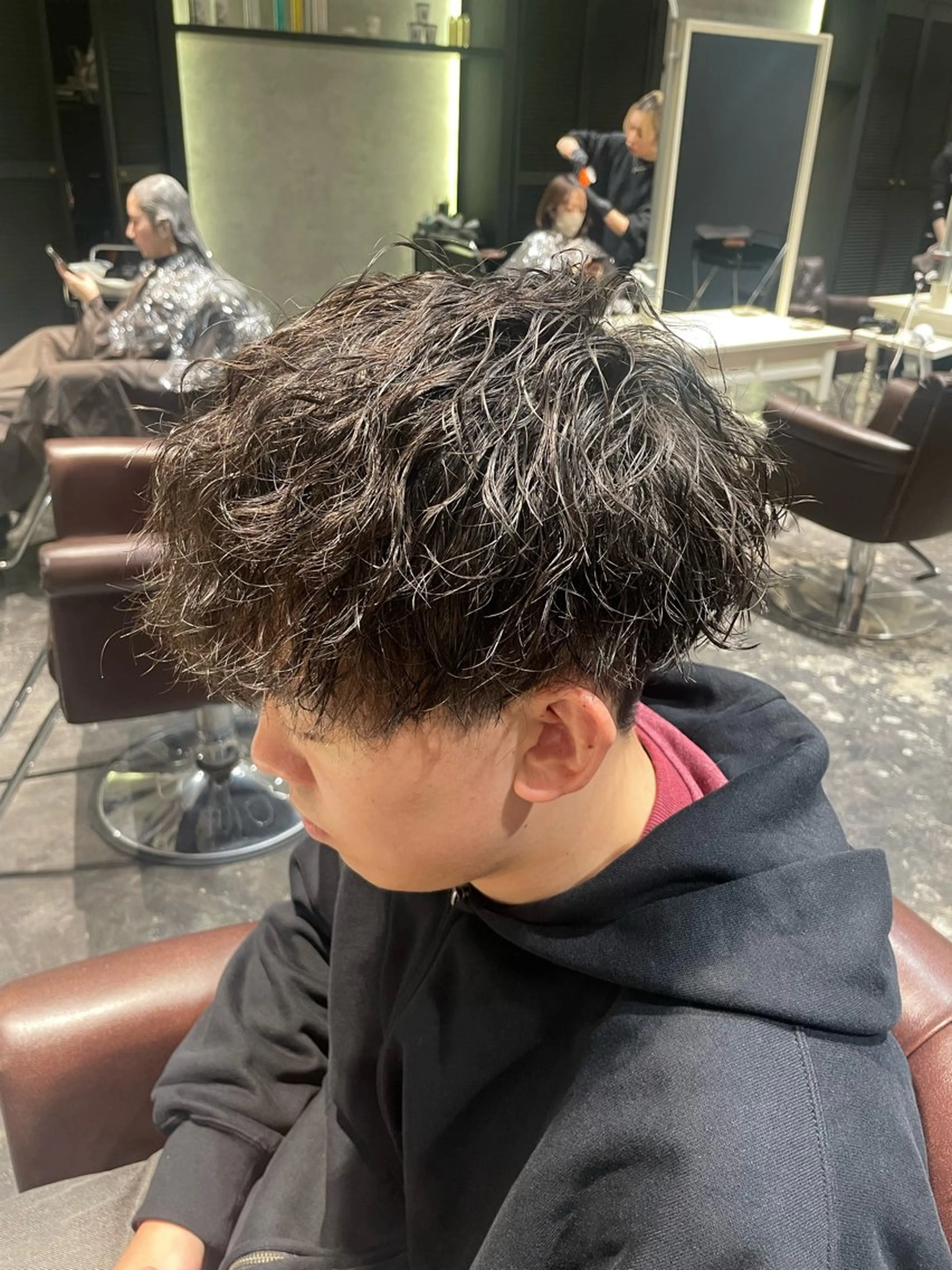 パーマ メンズ カット パーマ 💈メンズ職人 ルキト💈のヘアスタイル