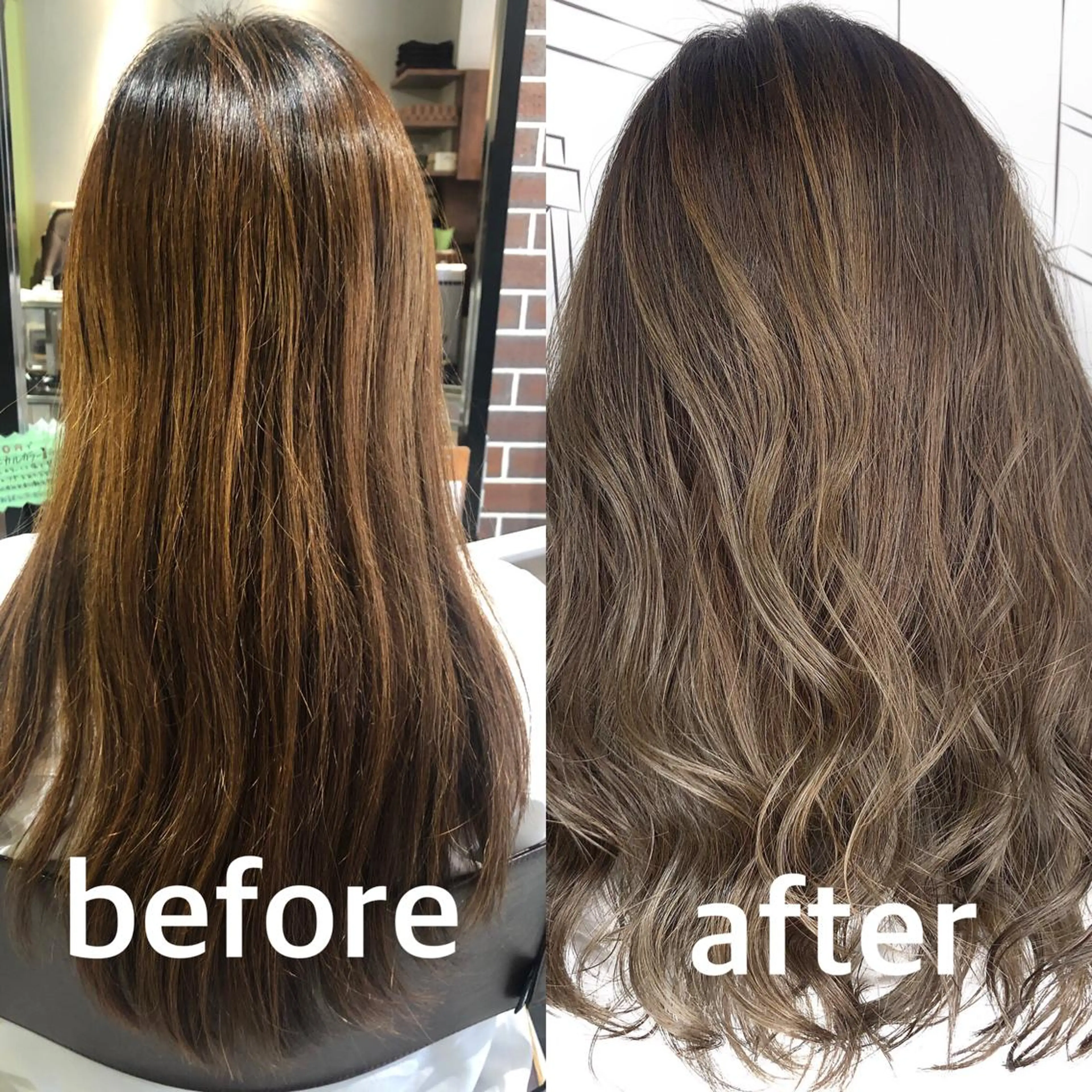 ロング カラー TOMOKA 艶髪/透明感カラーのヘアスタイル