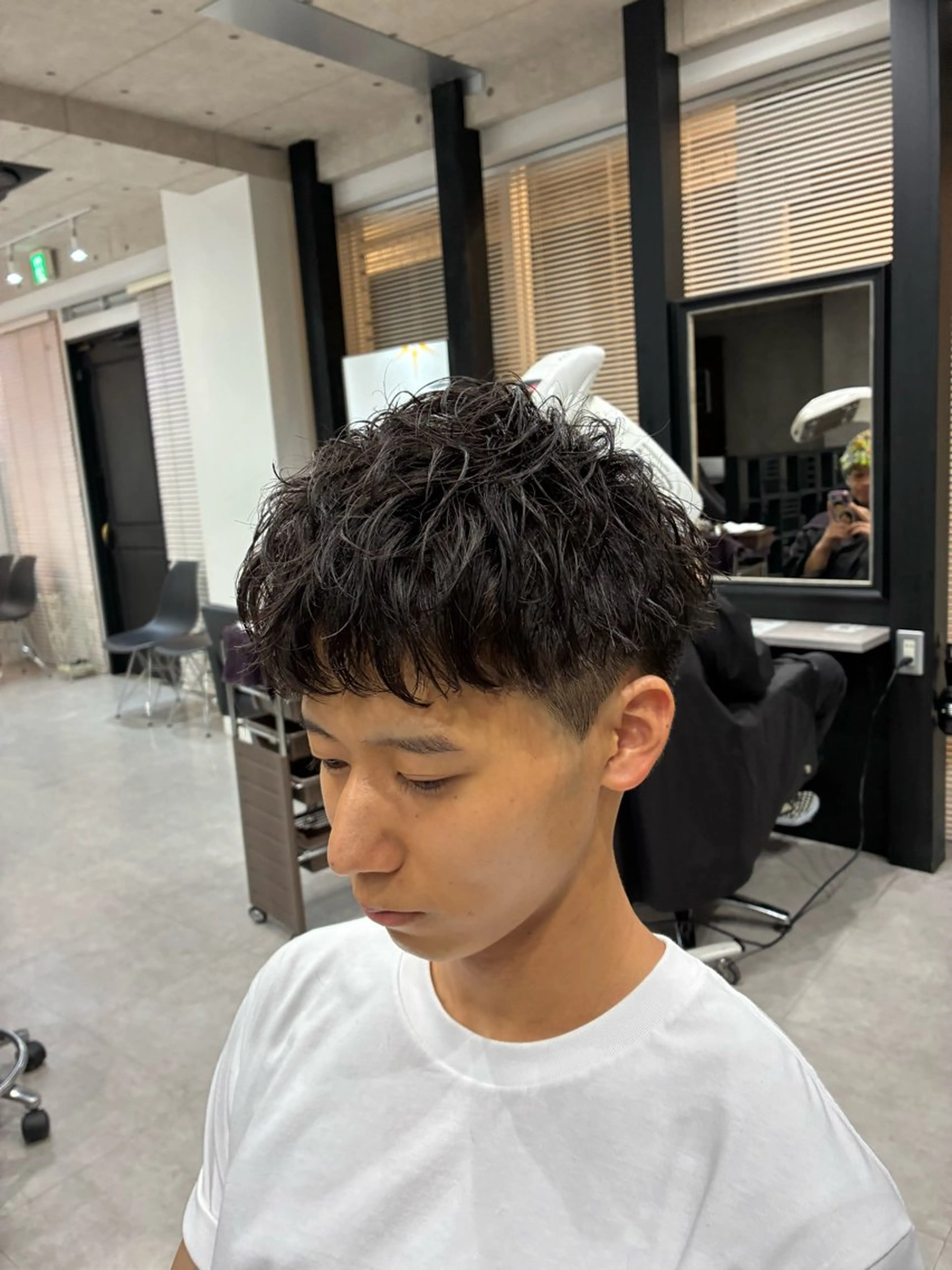 ショート メンズ メンズパーマ 刈り上げ ショートヘア メンズパーマ特化💈 髙木颯太💈のヘアスタイル