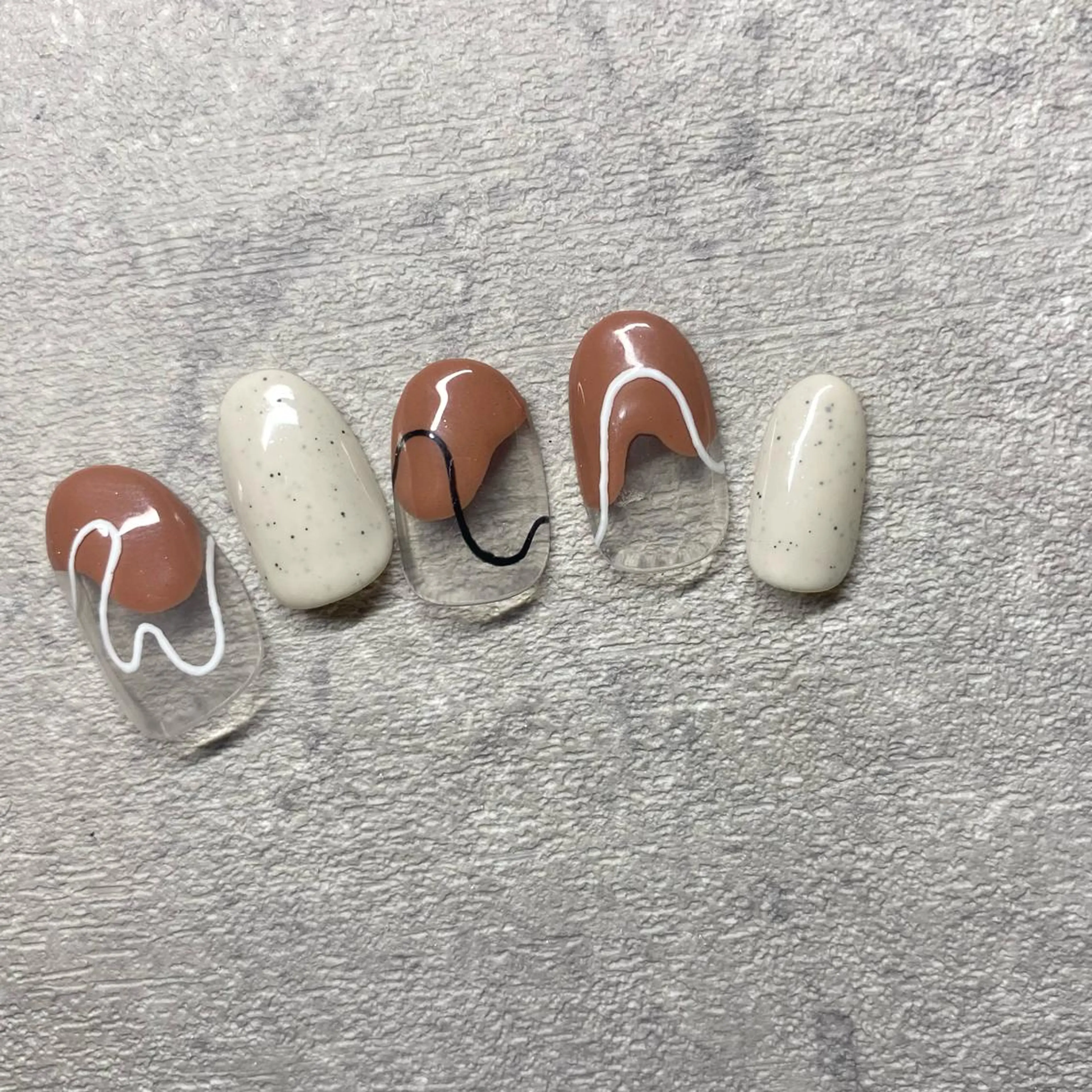 ネイル アートネイル フットネイル ニュアンスネイル 冬ネイル 山田 貴子のネイルデザイン