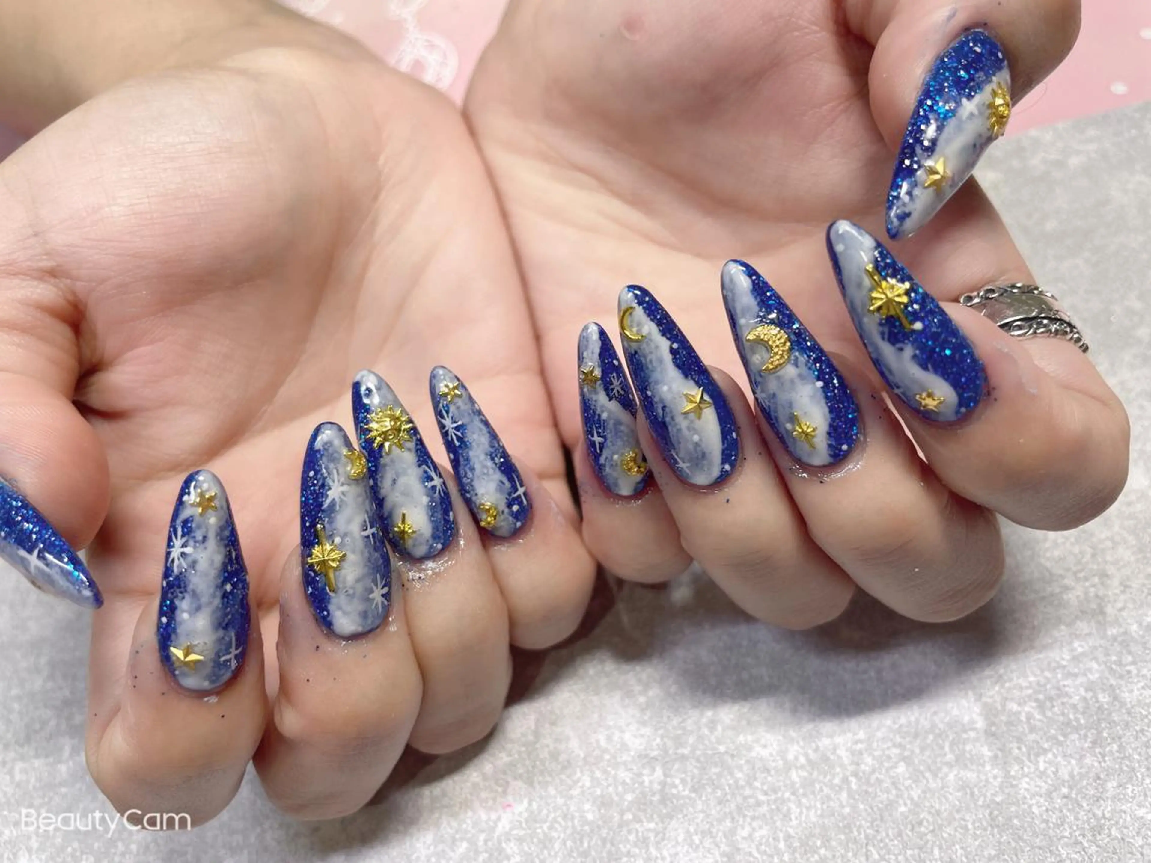 セミロング ネイル ハンドネイル 《LB》ラブリエ Nail&eyeのマツエク・マツパデザイン