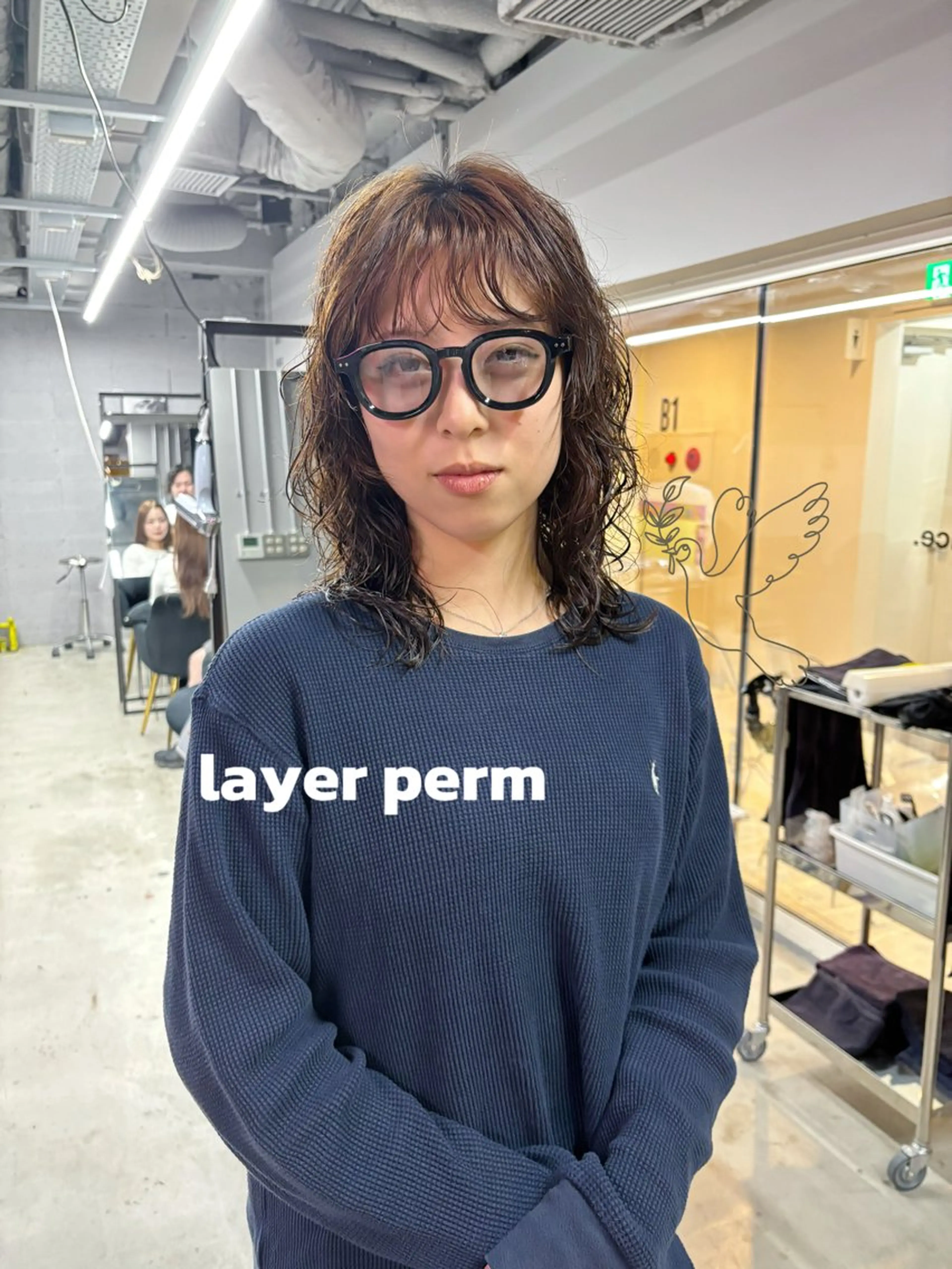 【🌀絶対似合わせる🌀】カット&ケアパーマ12650※専用トリートメント3300円​〜​の写真