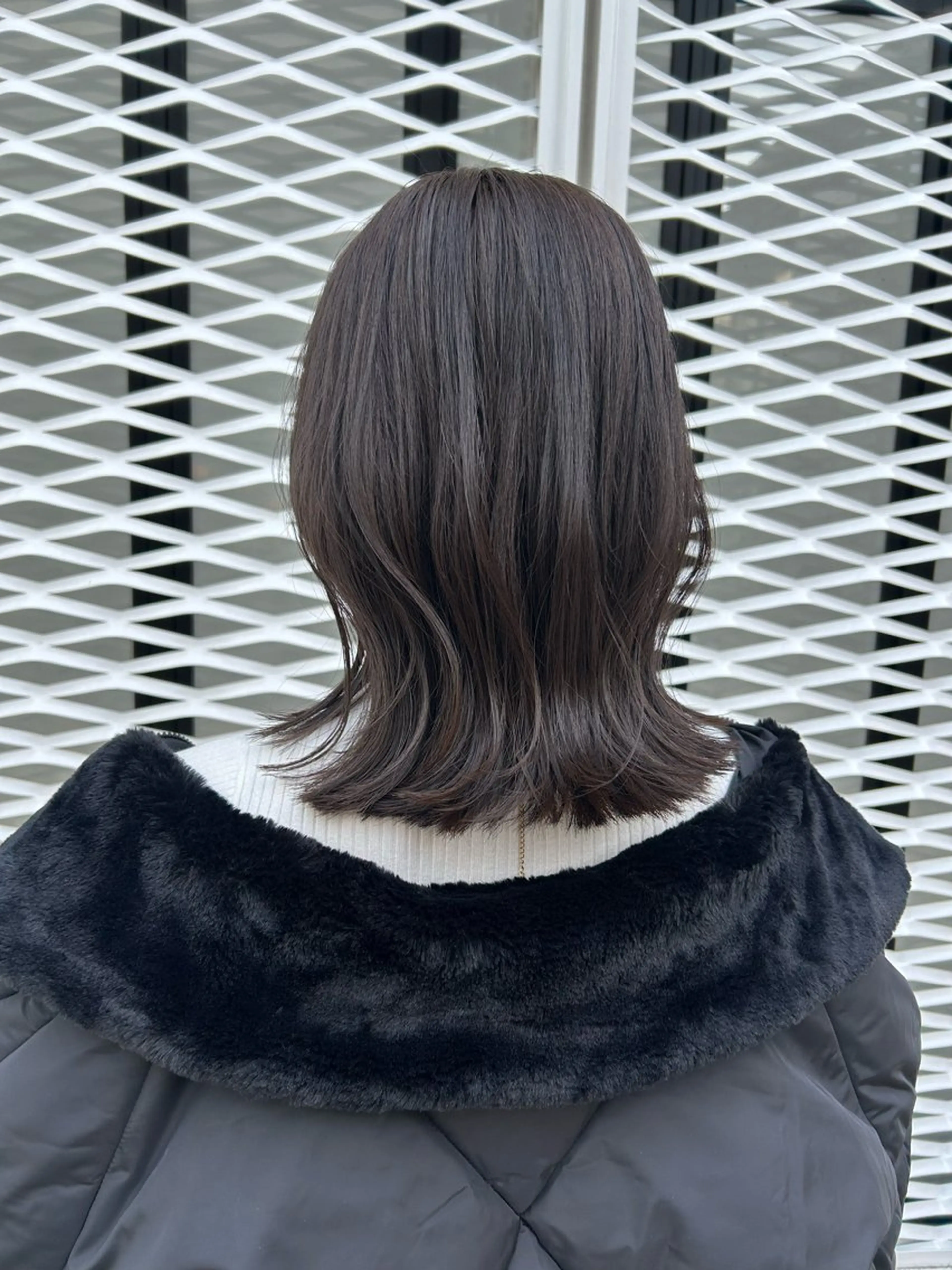 ミディアム カラー ヘアアレンジ カット ヘアカラー トリートメント yuka .のヘアスタイル