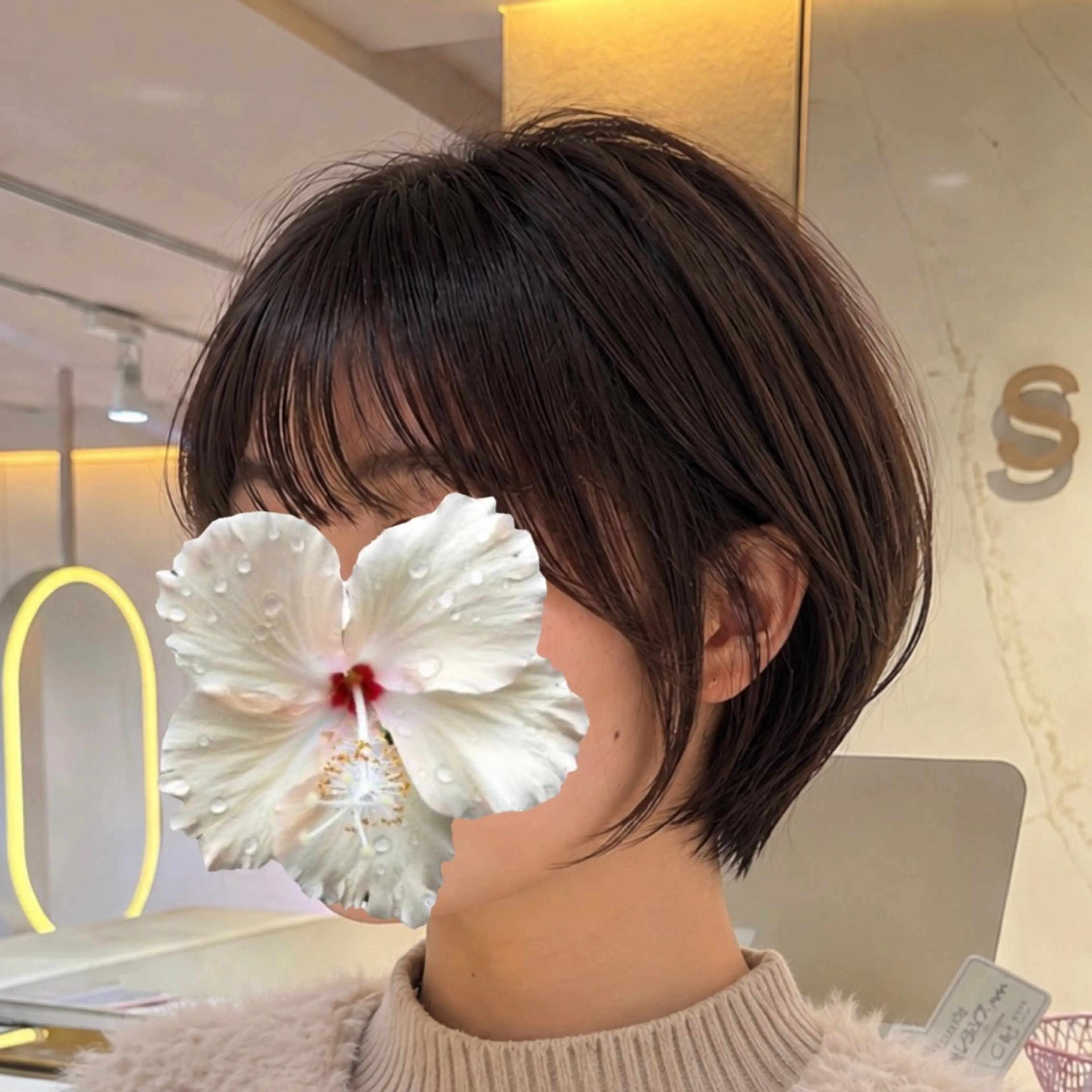 ショートカットの写真