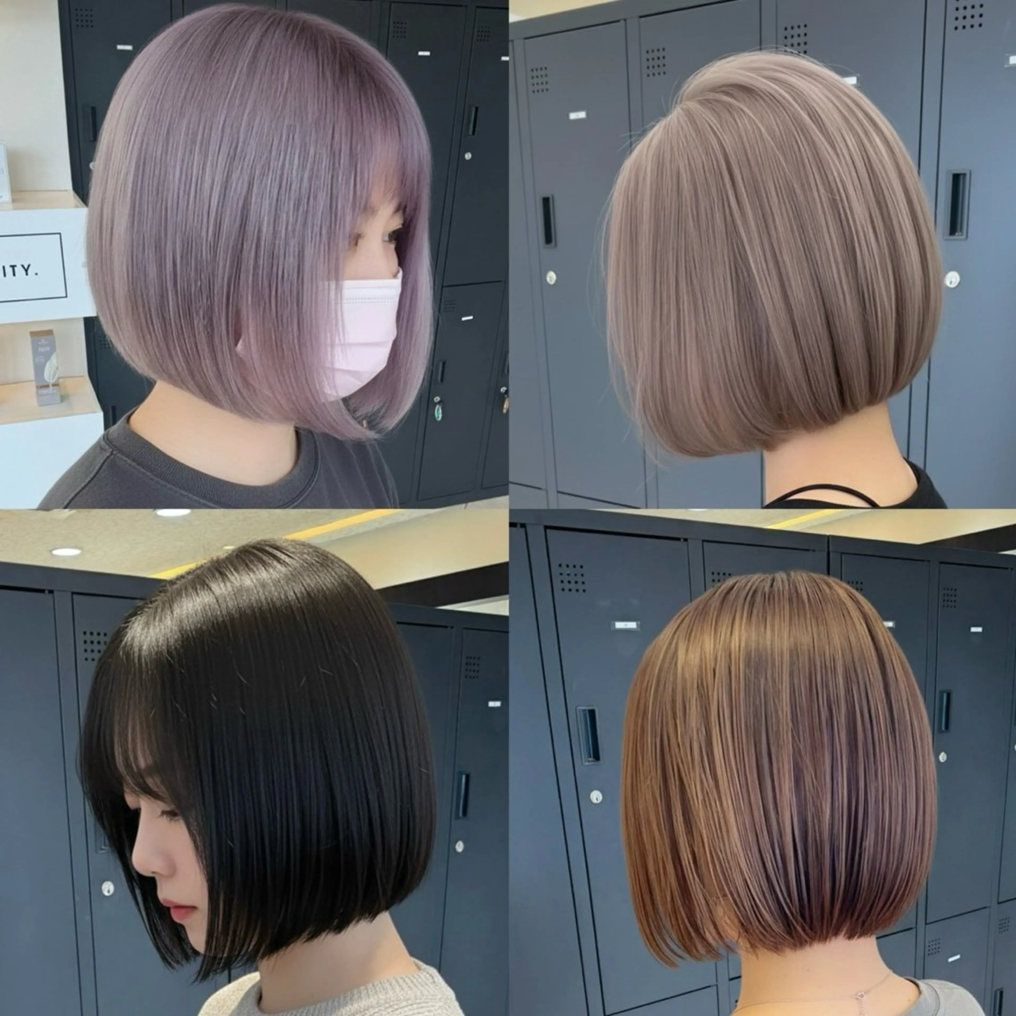 ショート 𝗠𝗜𝗞𝗨︎ ︎✦︎.ワンカラーのヘアスタイル