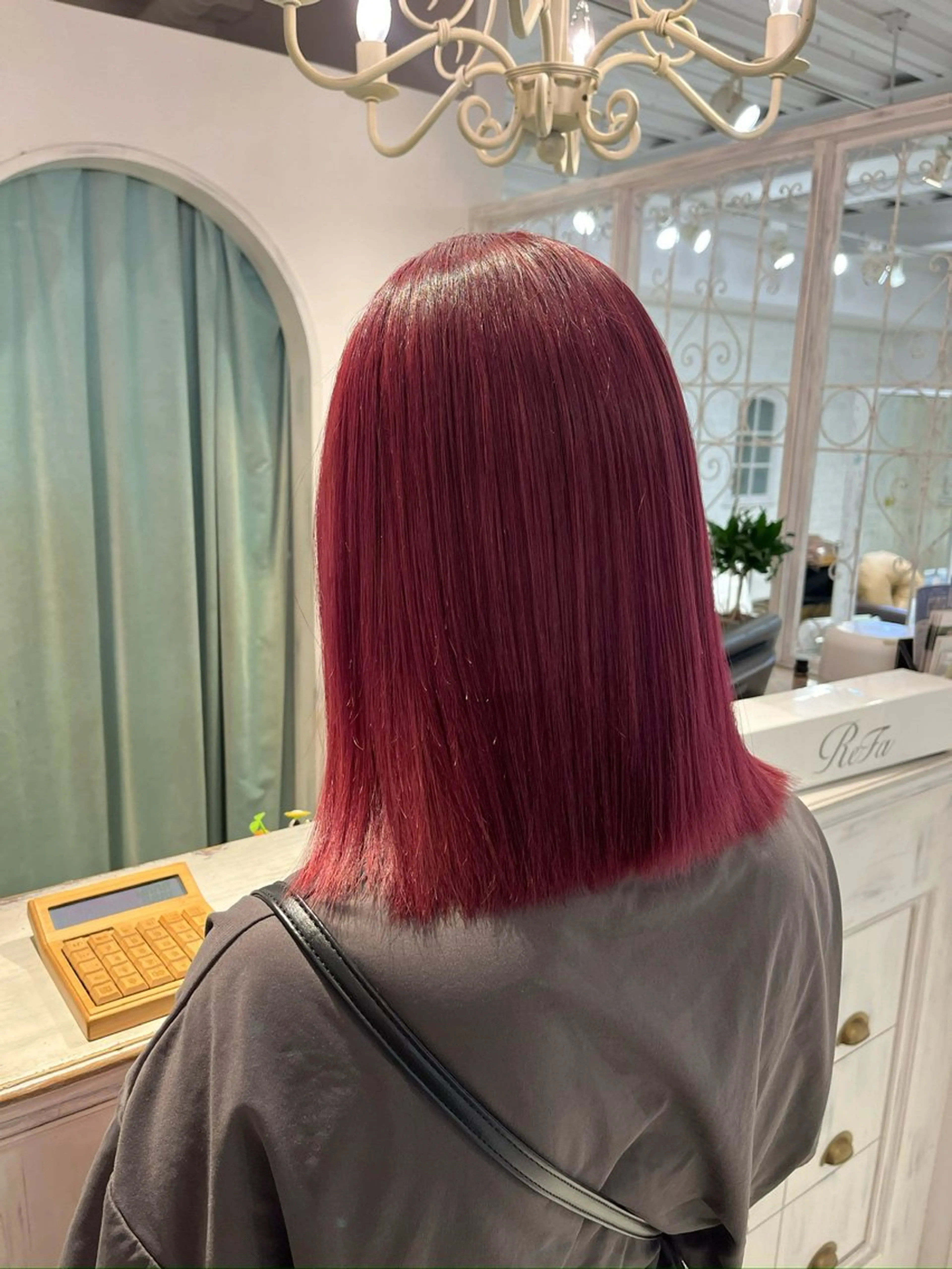 〖当日予約大歓迎🩵〗ブリーチなしダブルカラー+3stepsトリートメントの写真