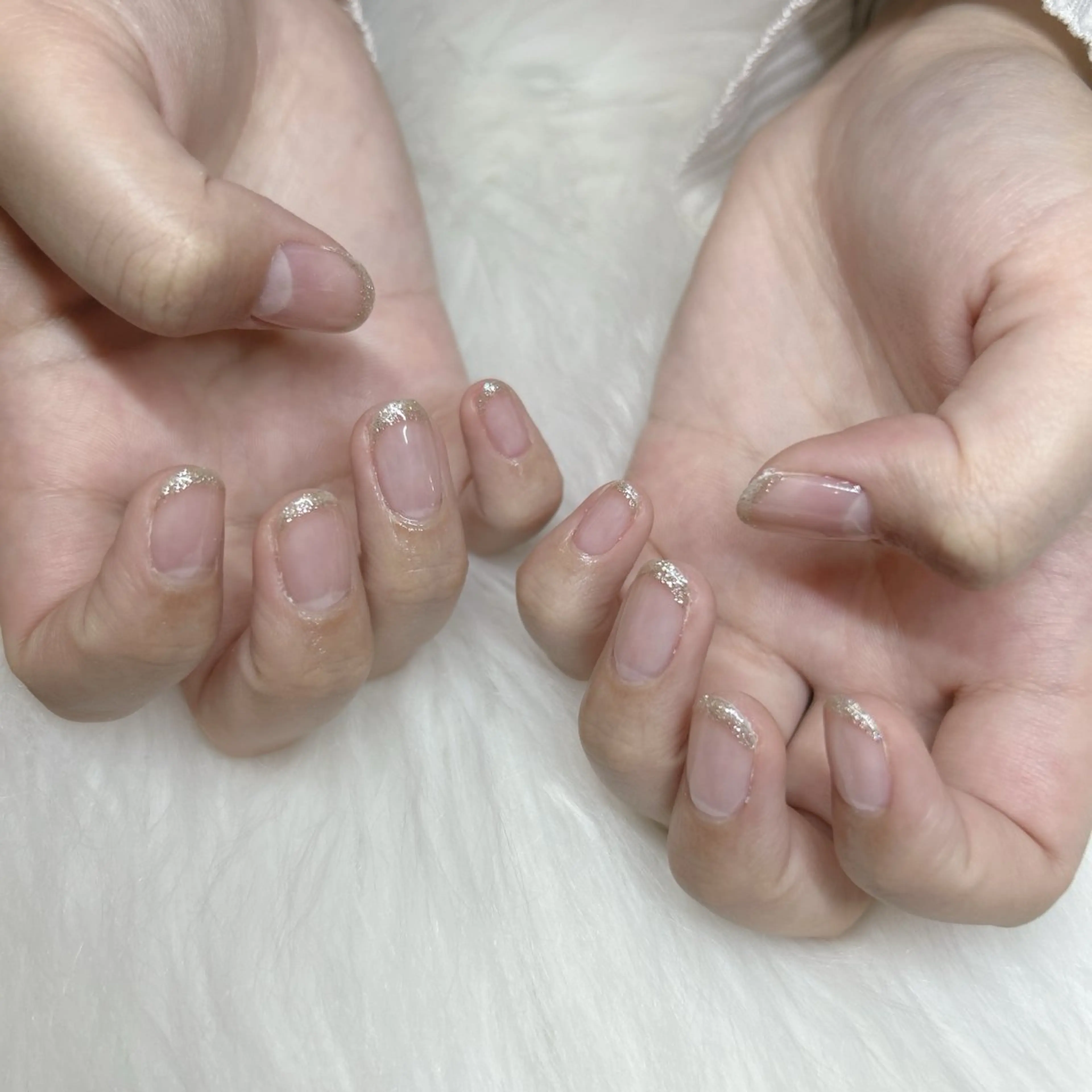 ショート ハンドネイル HANA うるののネイルデザイン