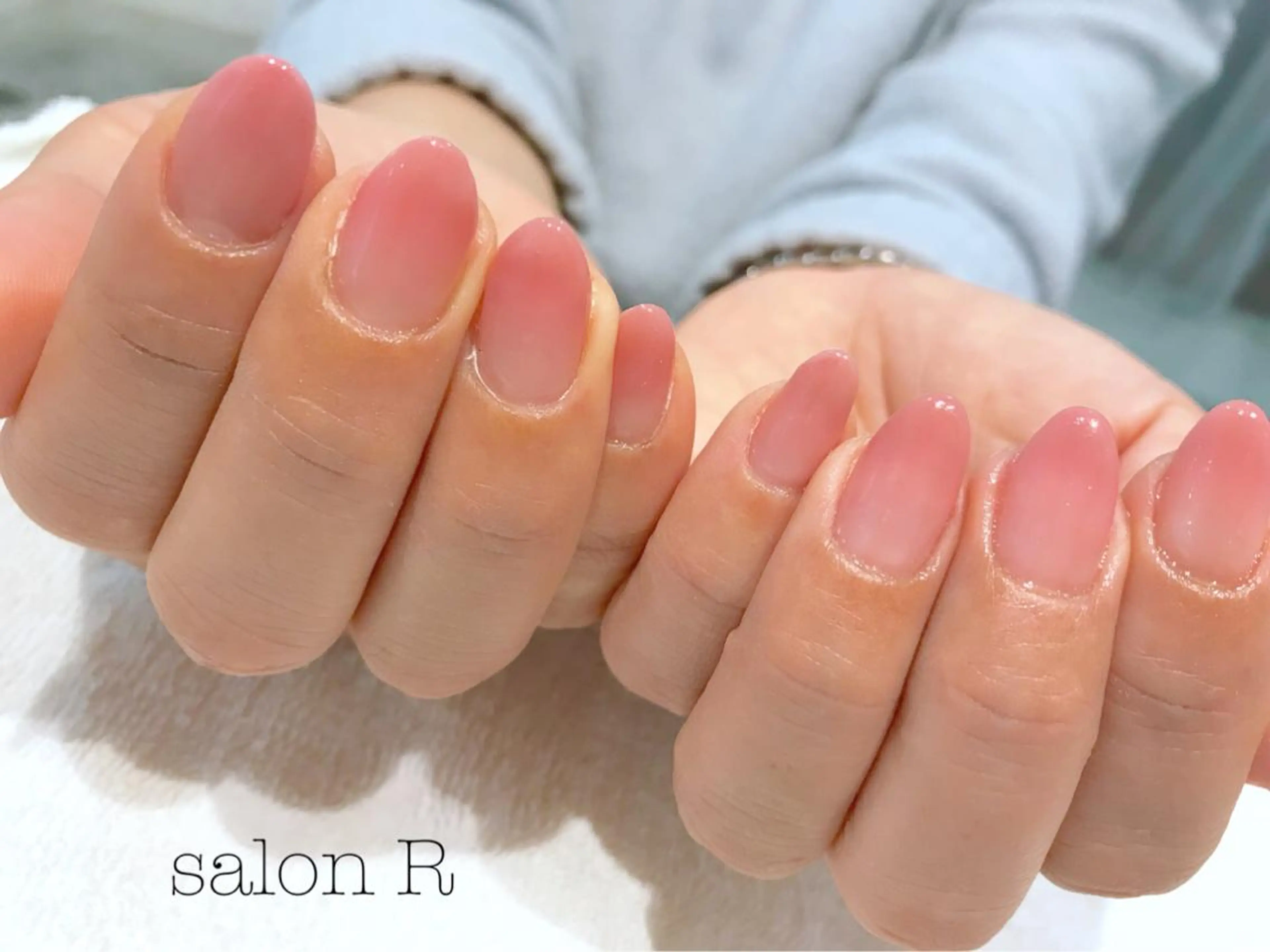 ネイル ピンク ピンクベージュ NARUMI HYODOのネイルデザイン