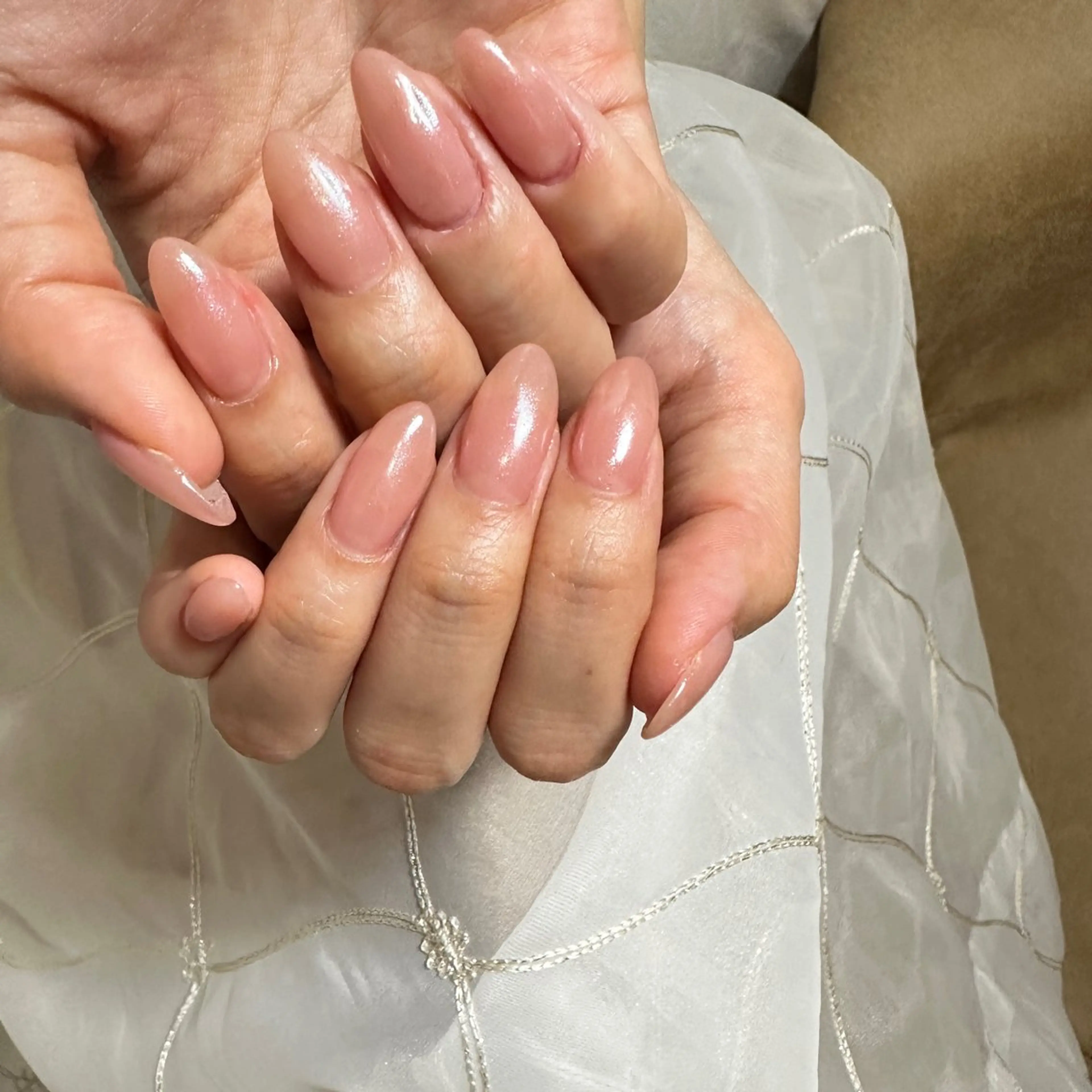 ネイル オーロラネイル ミラーネイル ワンカラーネイル private. nailsalonのネイルデザイン