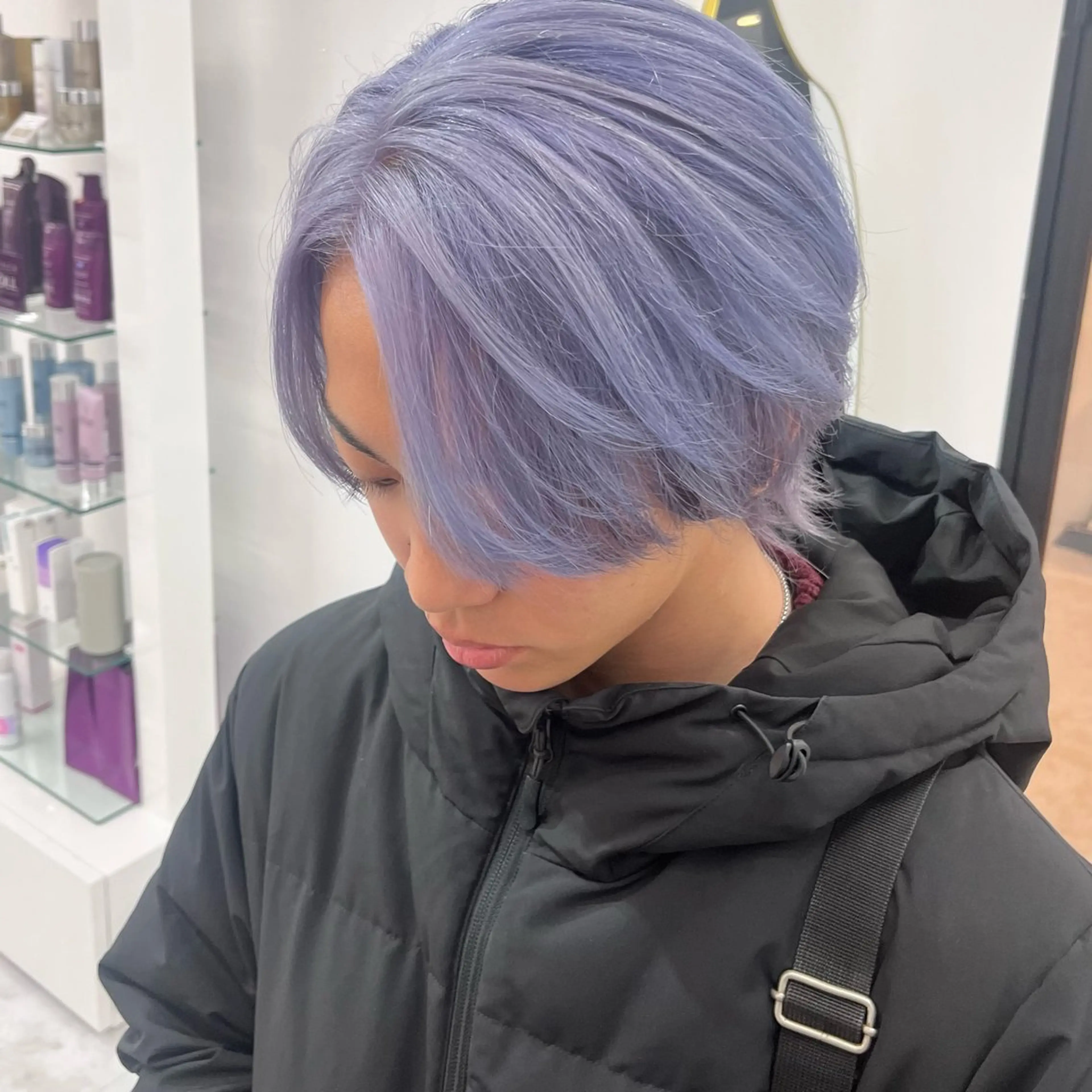 ショート カラー ヘアアレンジ メンズ 𝐠𝐢𝐫𝐥𝐲 𝐦𝐨𝐝𝐞🖤のヘアスタイル