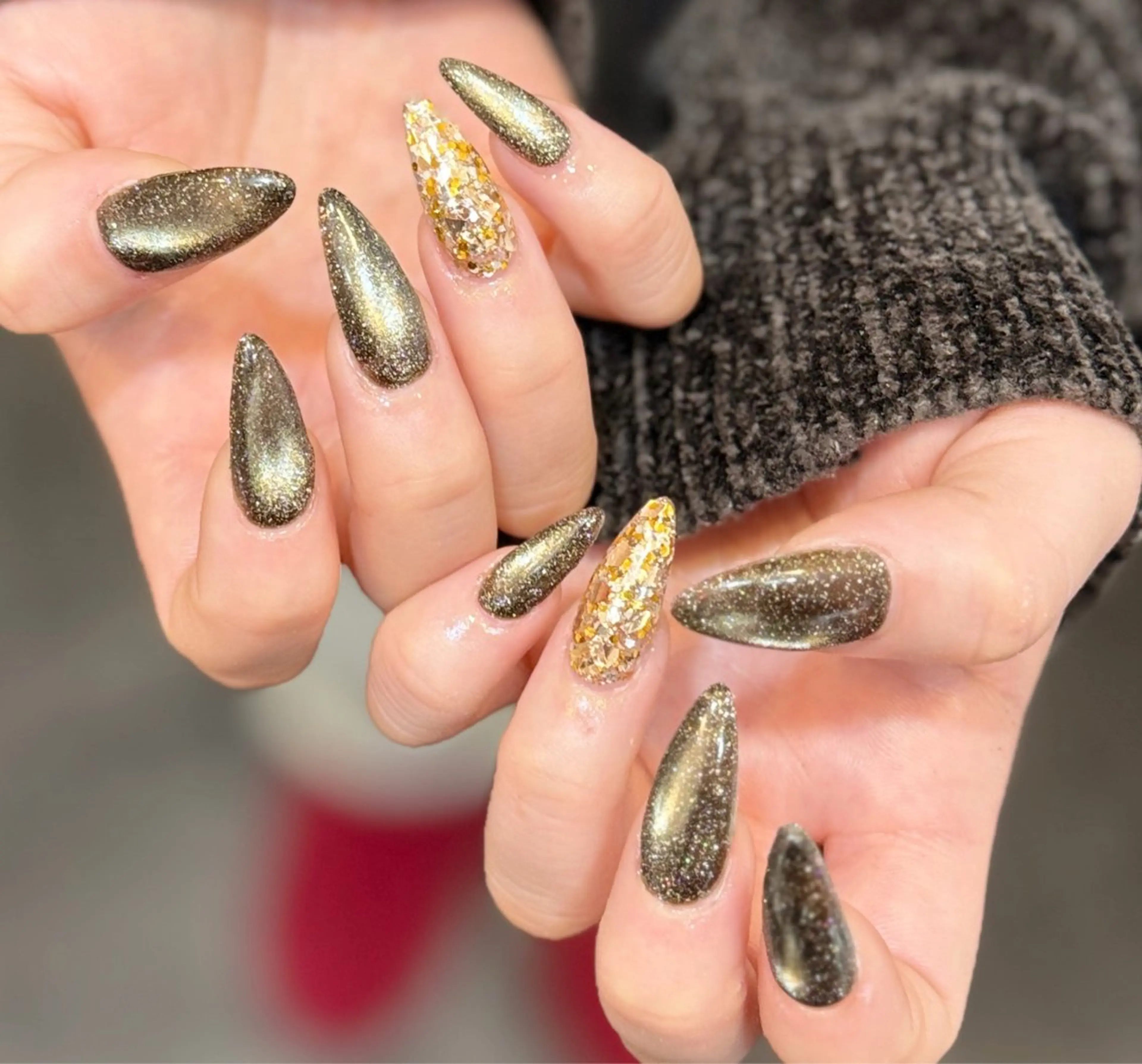 ネイル 長さ出し ジェルネイル マグネットネイル メンズネイル ネイルチップ ハンドネイル MIMnail メンズネイリストのネイルデザイン