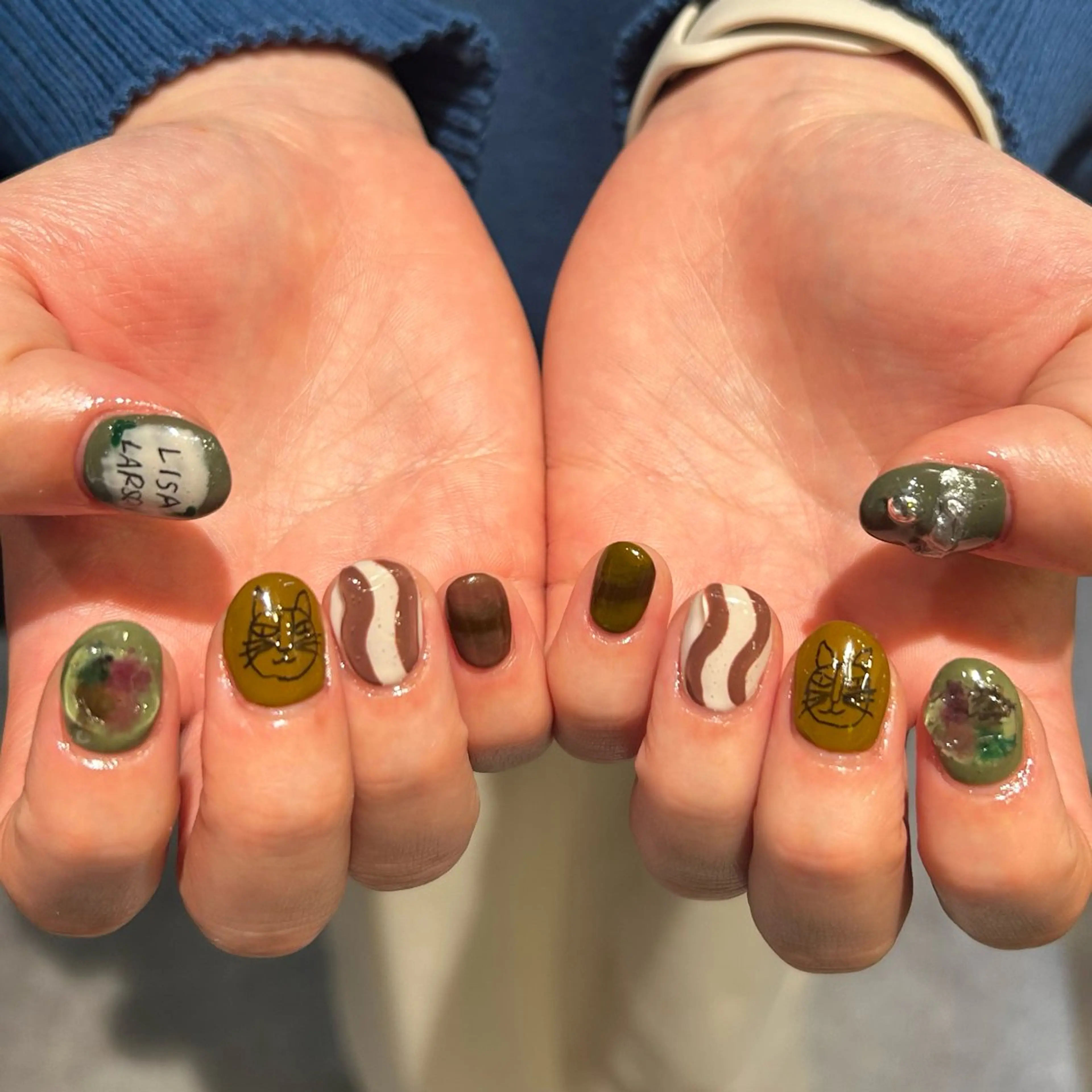 ネイル ハンドネイル ハンドケア 個性派ネイル シノのネイルデザイン