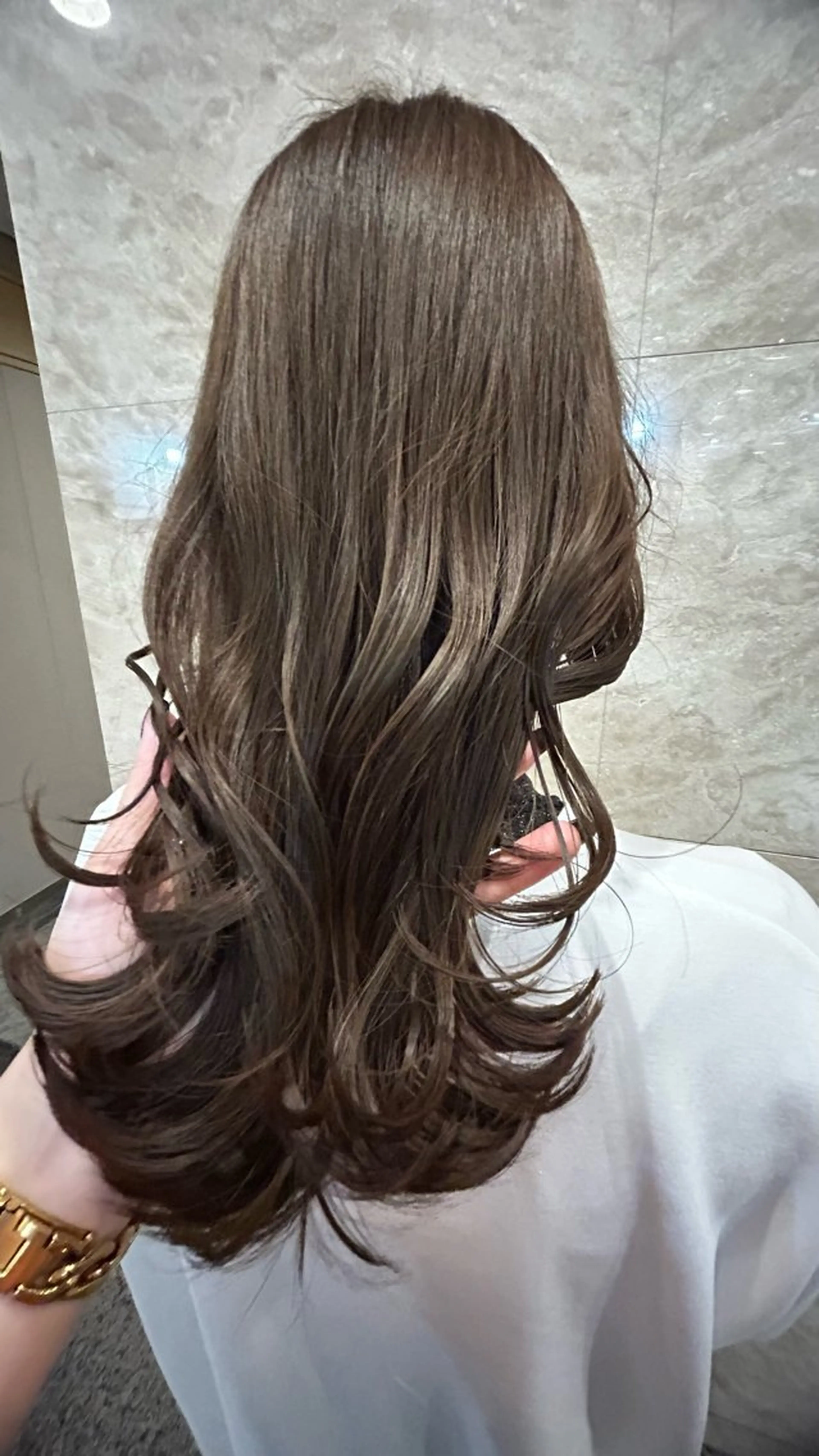 セミロング カラー 🍓 JURiA 🍓のヘアスタイル