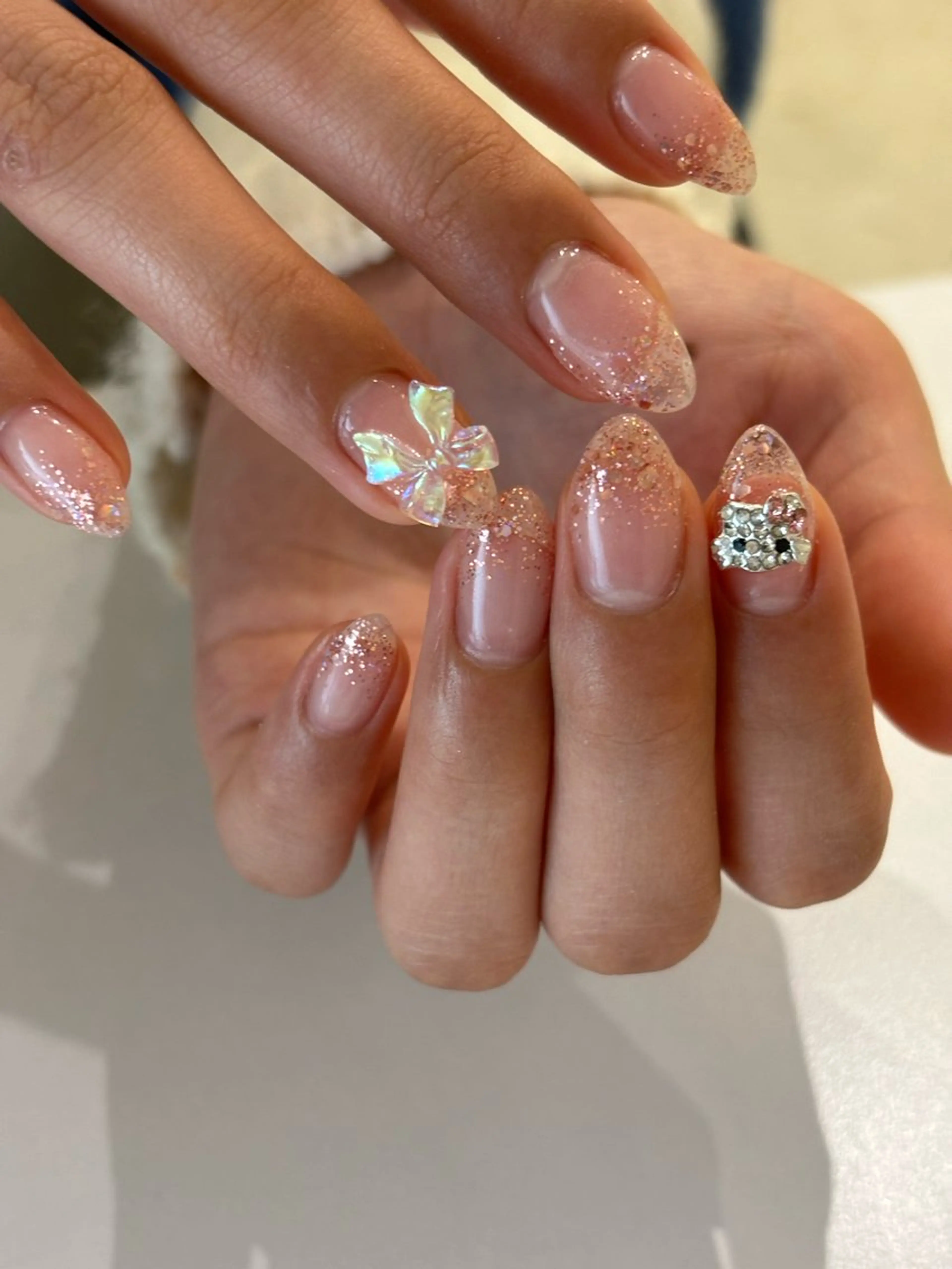 ネイル リボン Ann nailのネイルデザイン