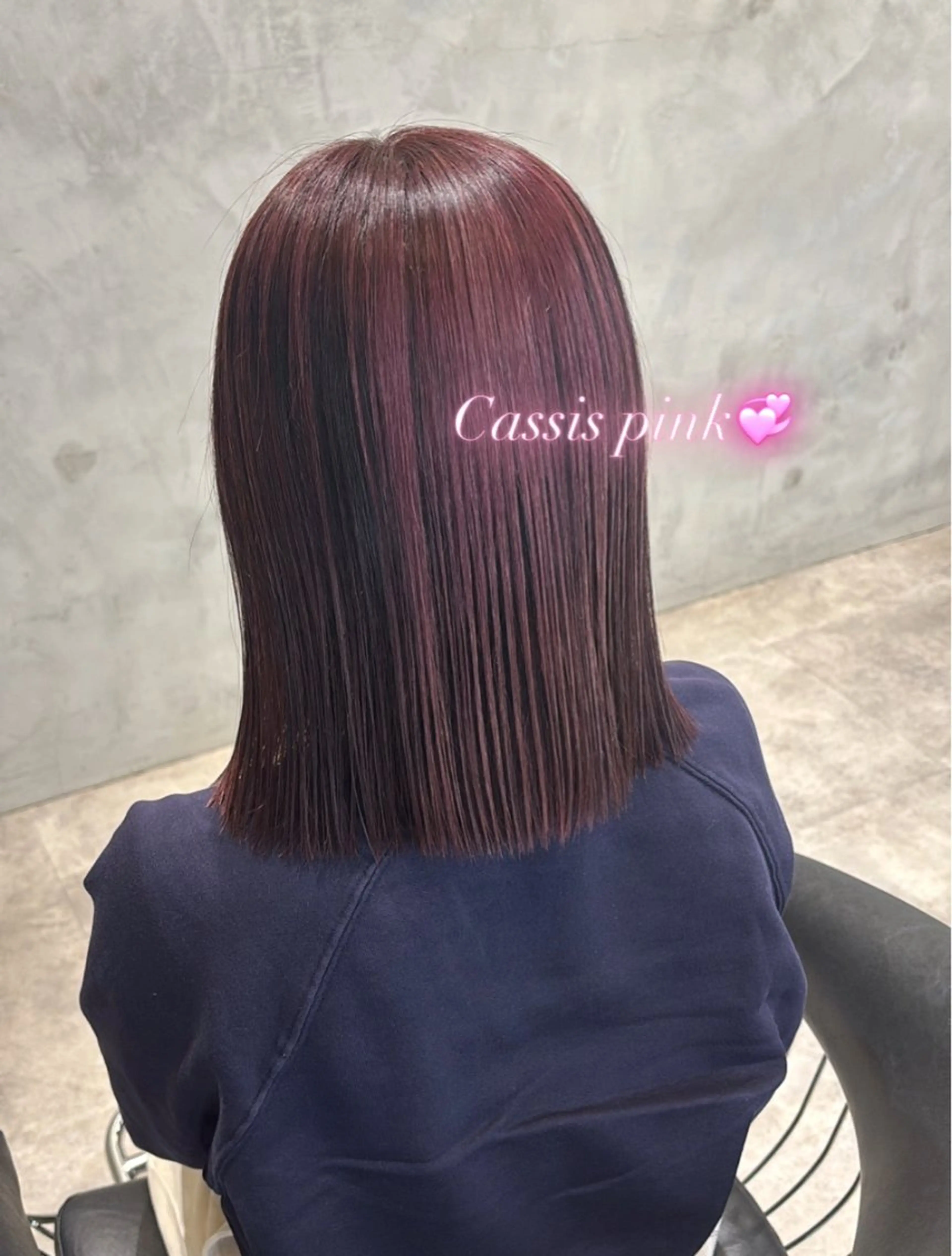 ミディアム カラー ブリーチ ハイライトカラー ピンクカラー ハイライト Rino 🎀🖤のヘアスタイル