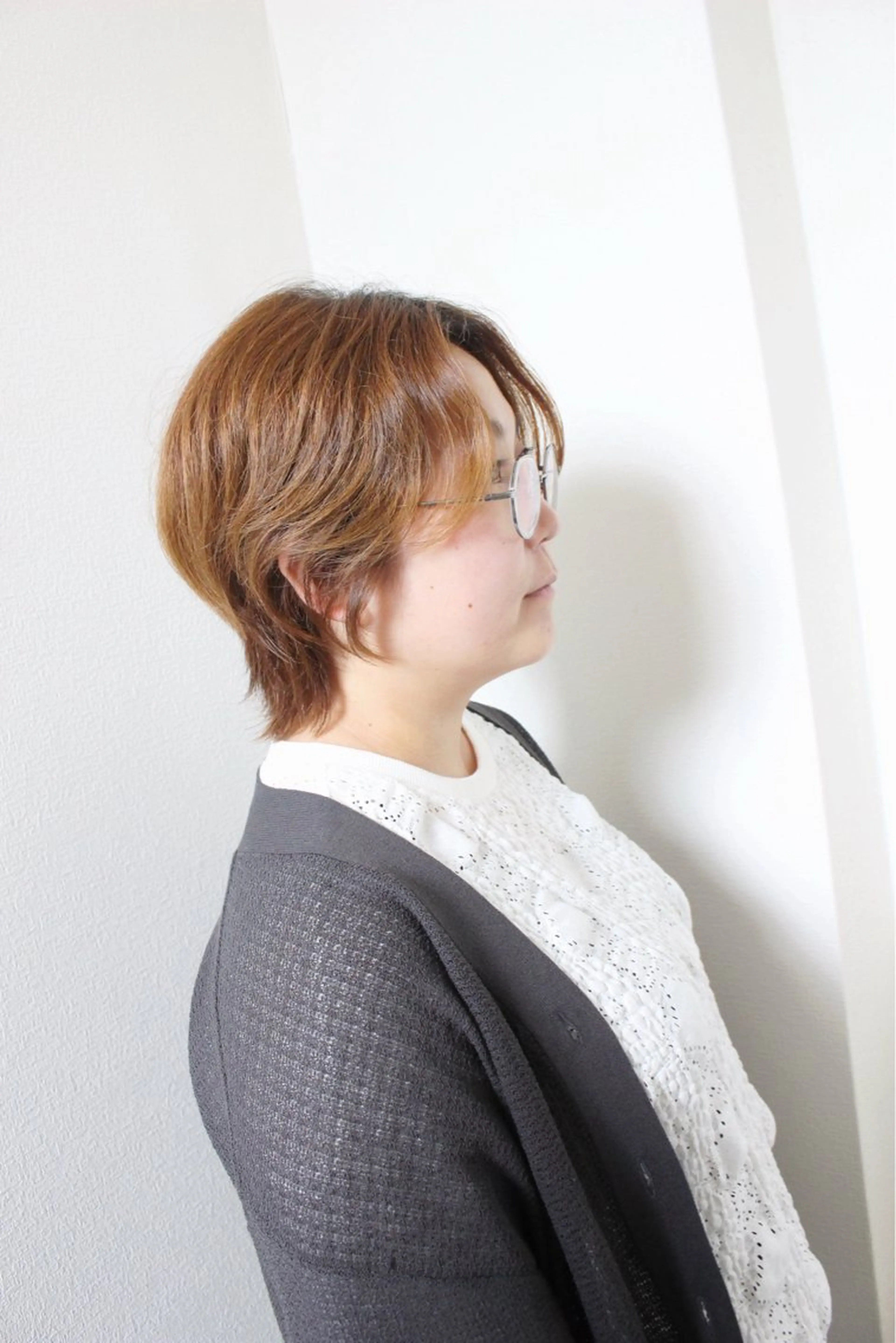 ショート カラー ブラウンカラー ナチュラルブラウン ショートヘア カット ヘアカラー 土居 正季のヘアスタイル