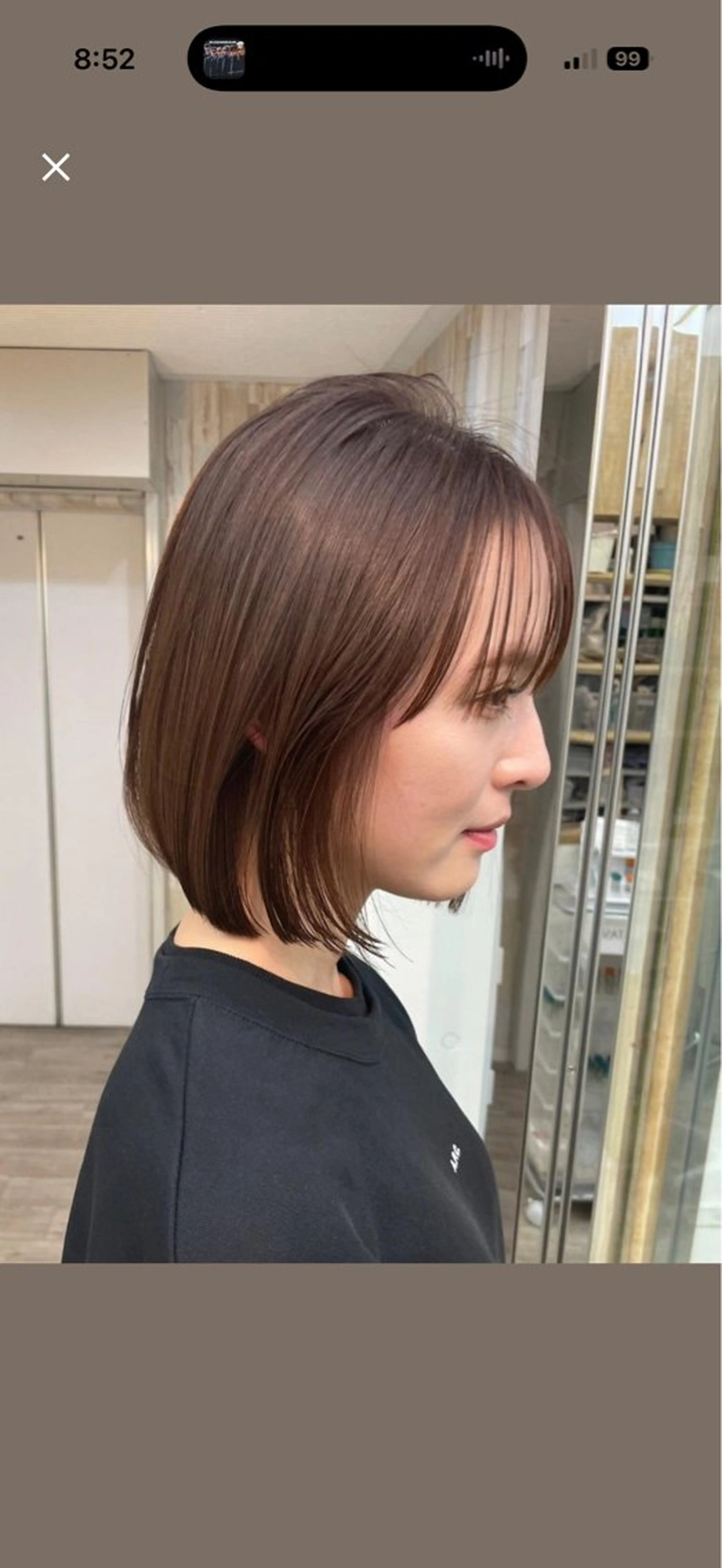 ショート レイヤーカット ローレイヤー カット トリートメント ヘッドスパ 盛れる艶カラー× レイヤーカット/咲来のヘアスタイル