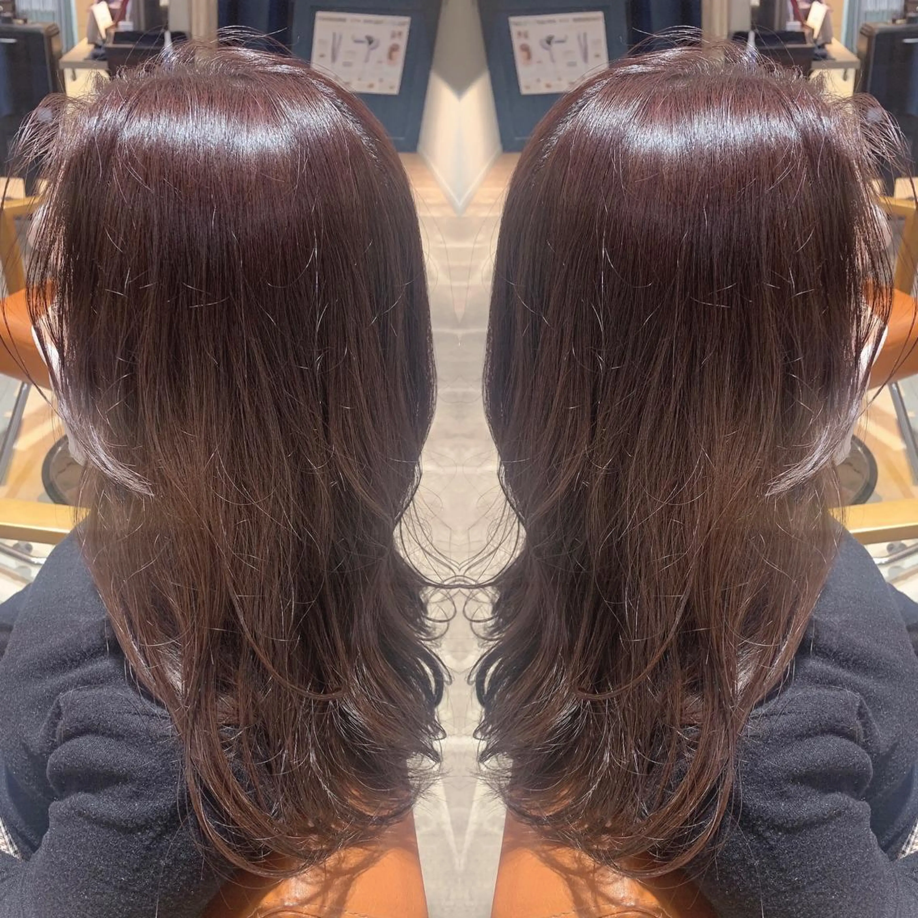 ロング カラー ベージュカラー ラベンダーカラー ラベンダーベージュ 韓国🇰🇷 ✂︎hair 内田愛のヘアスタイル