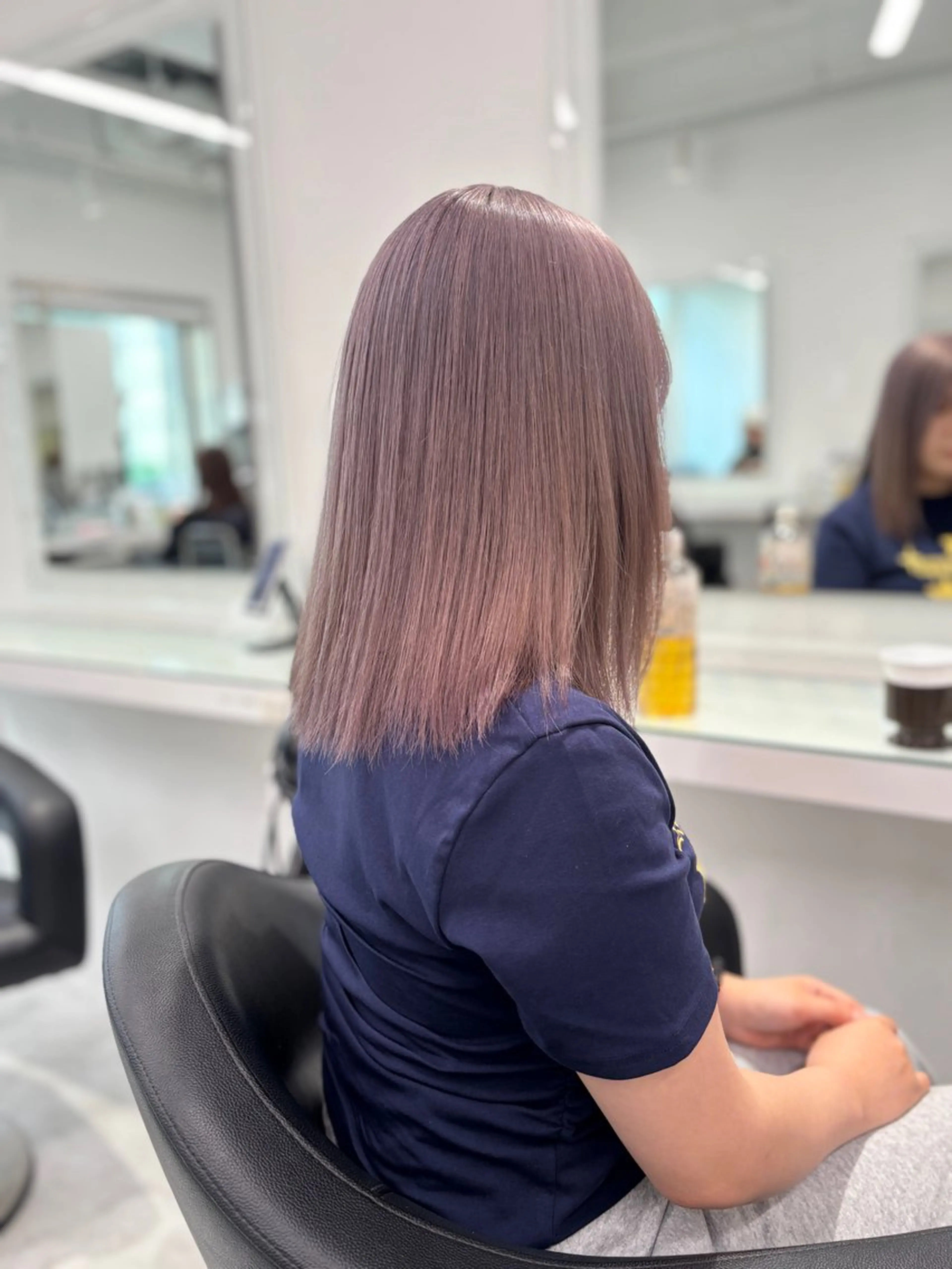 ロング カラー ヘアカラー トリートメント 💖ミルクティー💖 あかり💖のヘアスタイル