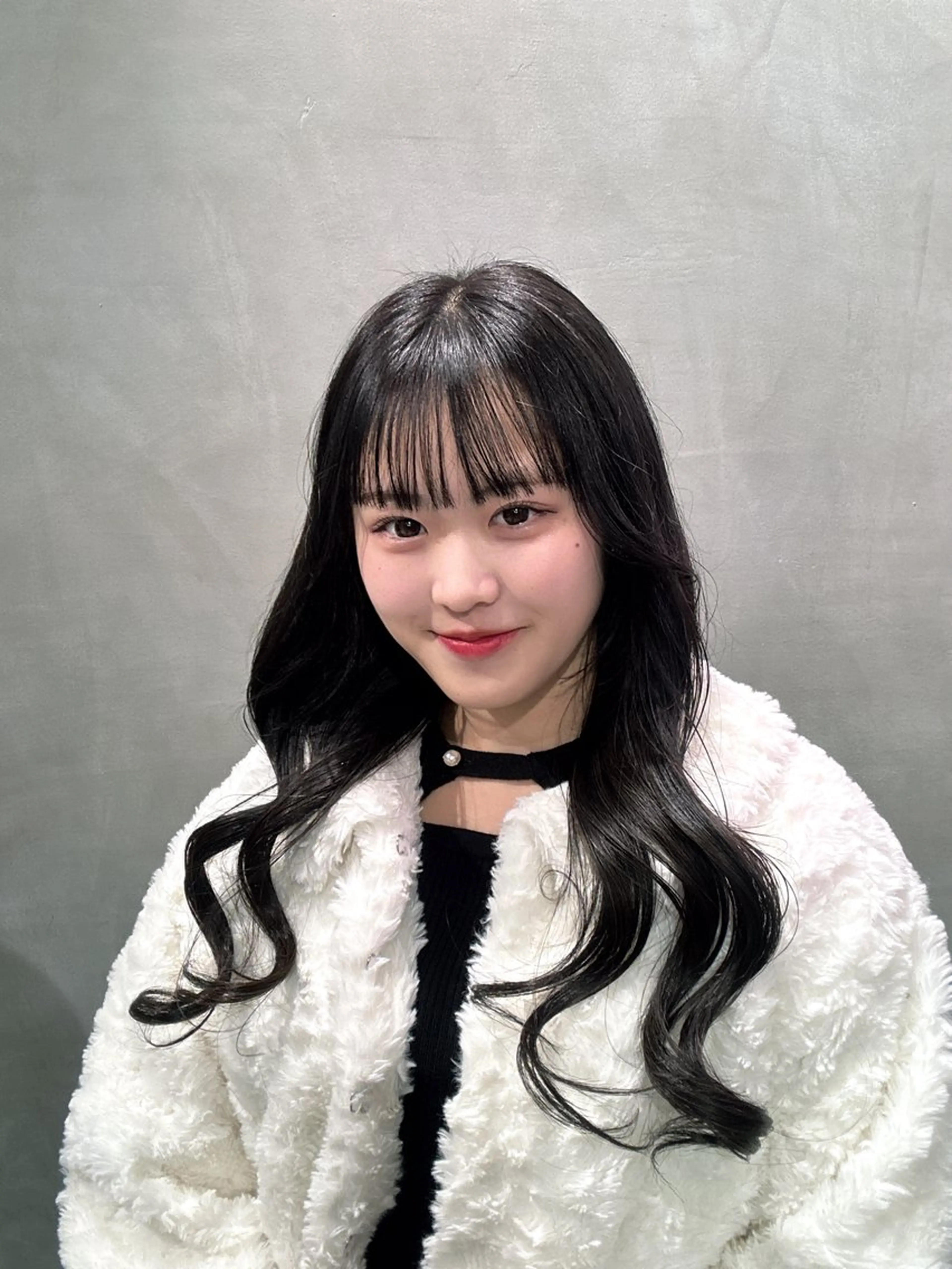 ロング カラー 銀座レイヤーカット ×シースルー前髪のヘアスタイル