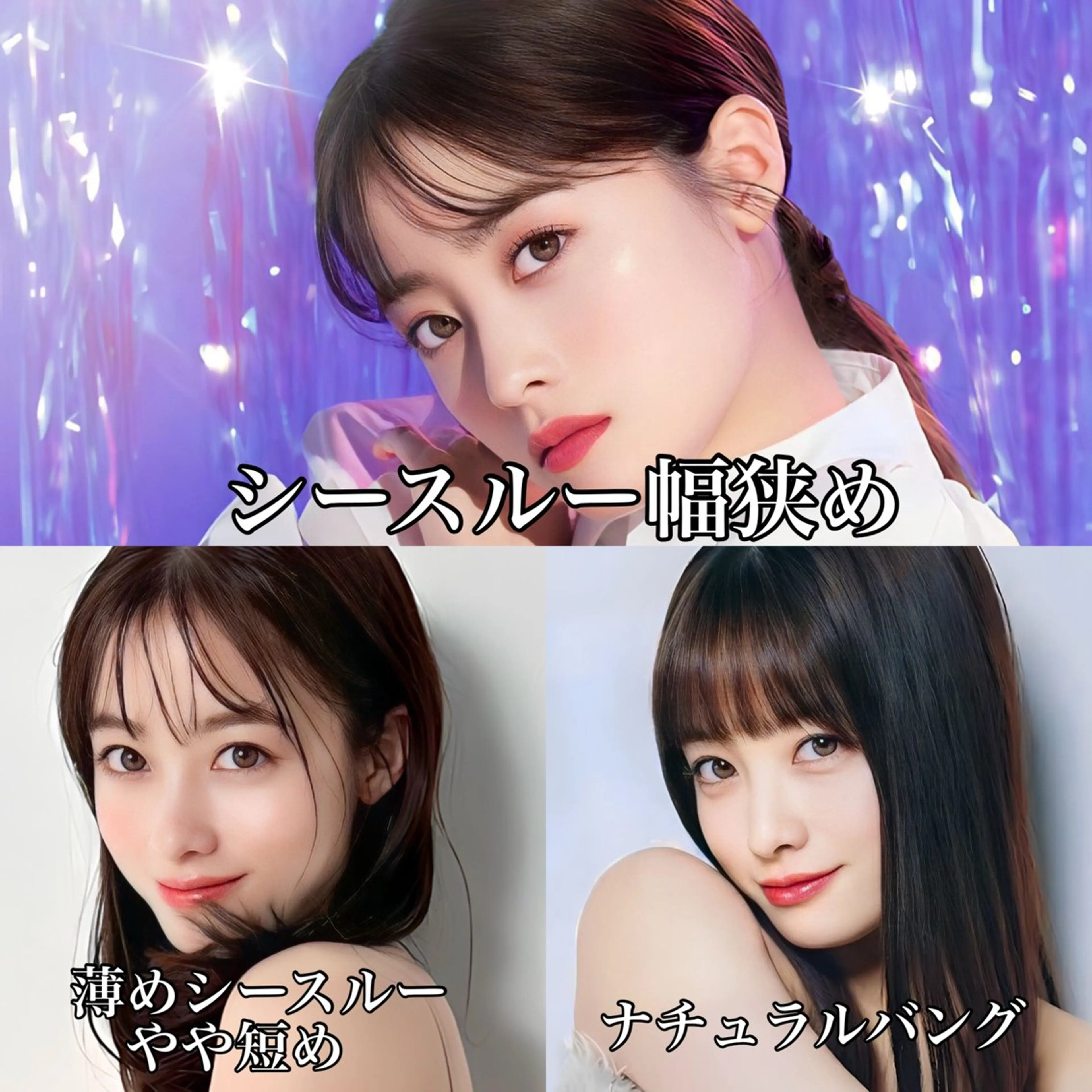 セミロング 映える顔まわり/前髪 特化 💗 ユキマのヘアスタイル