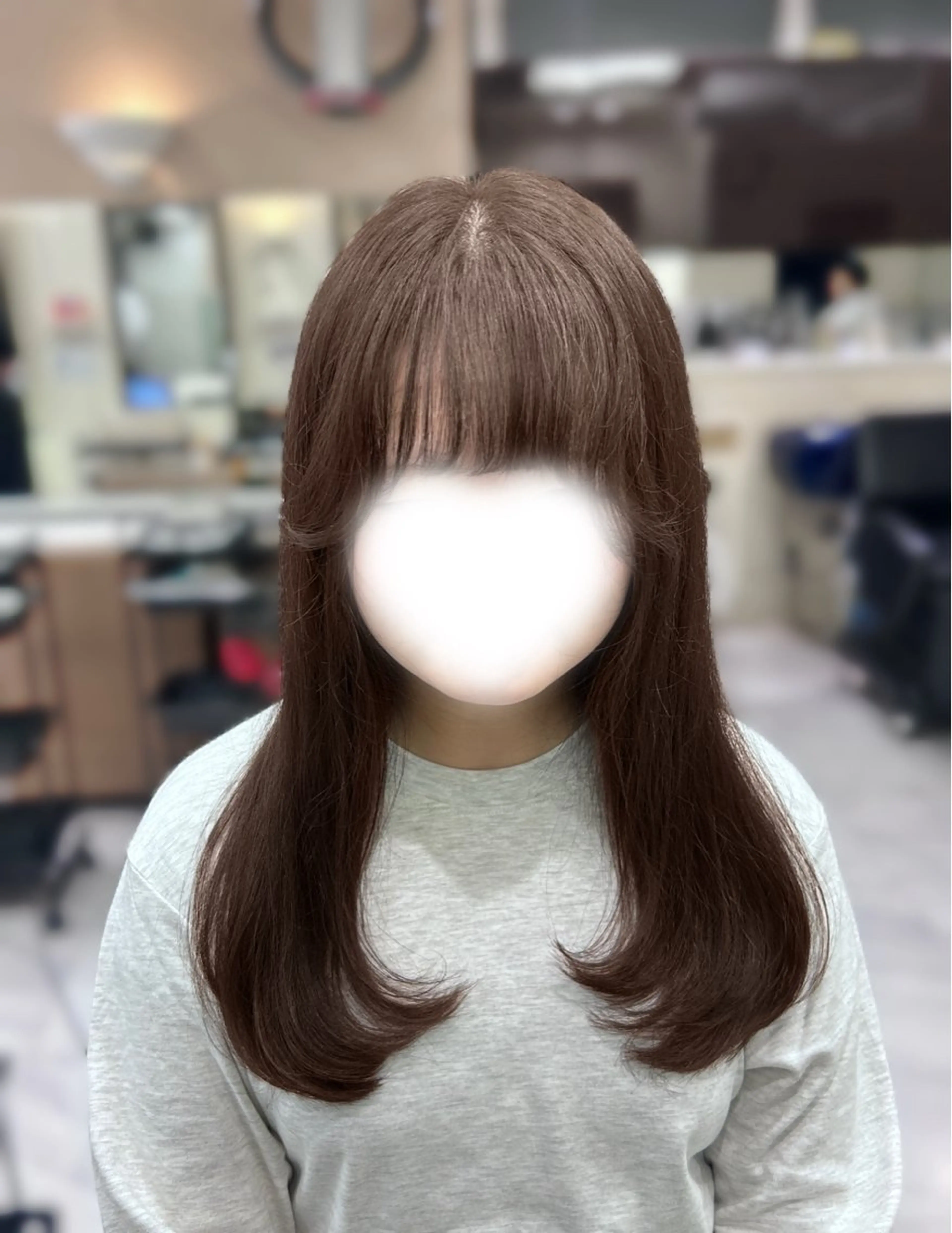 ロング カラー ブラウンカラー チョコレートブラウン レイヤーカット ローレイヤー カット ヘアカラー トリートメント 🍊小川実里🍊 /カラーレイヤーのヘアスタイル
