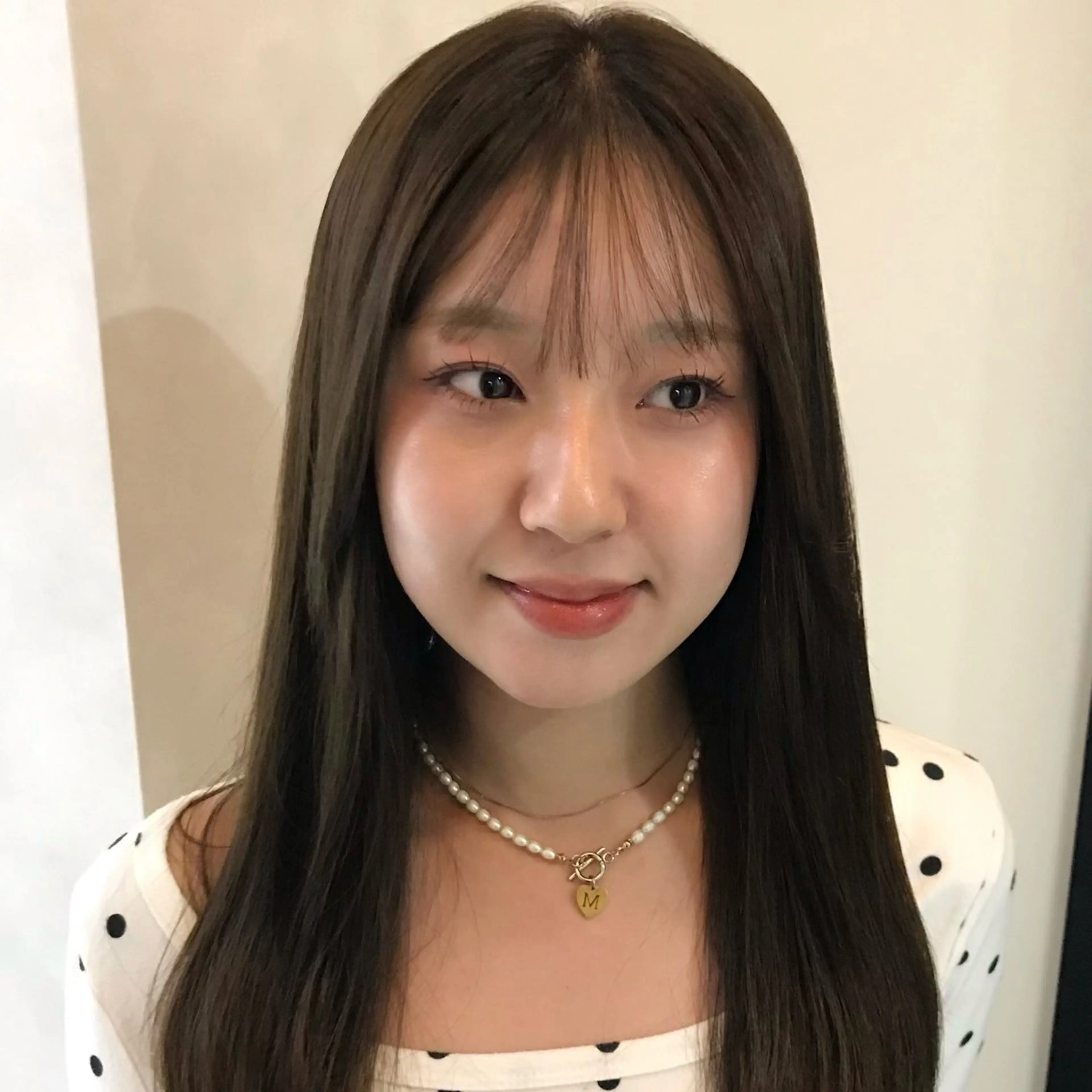 カラー ヘアカラー Kaho 心斎橋カラーモデルのヘアスタイル