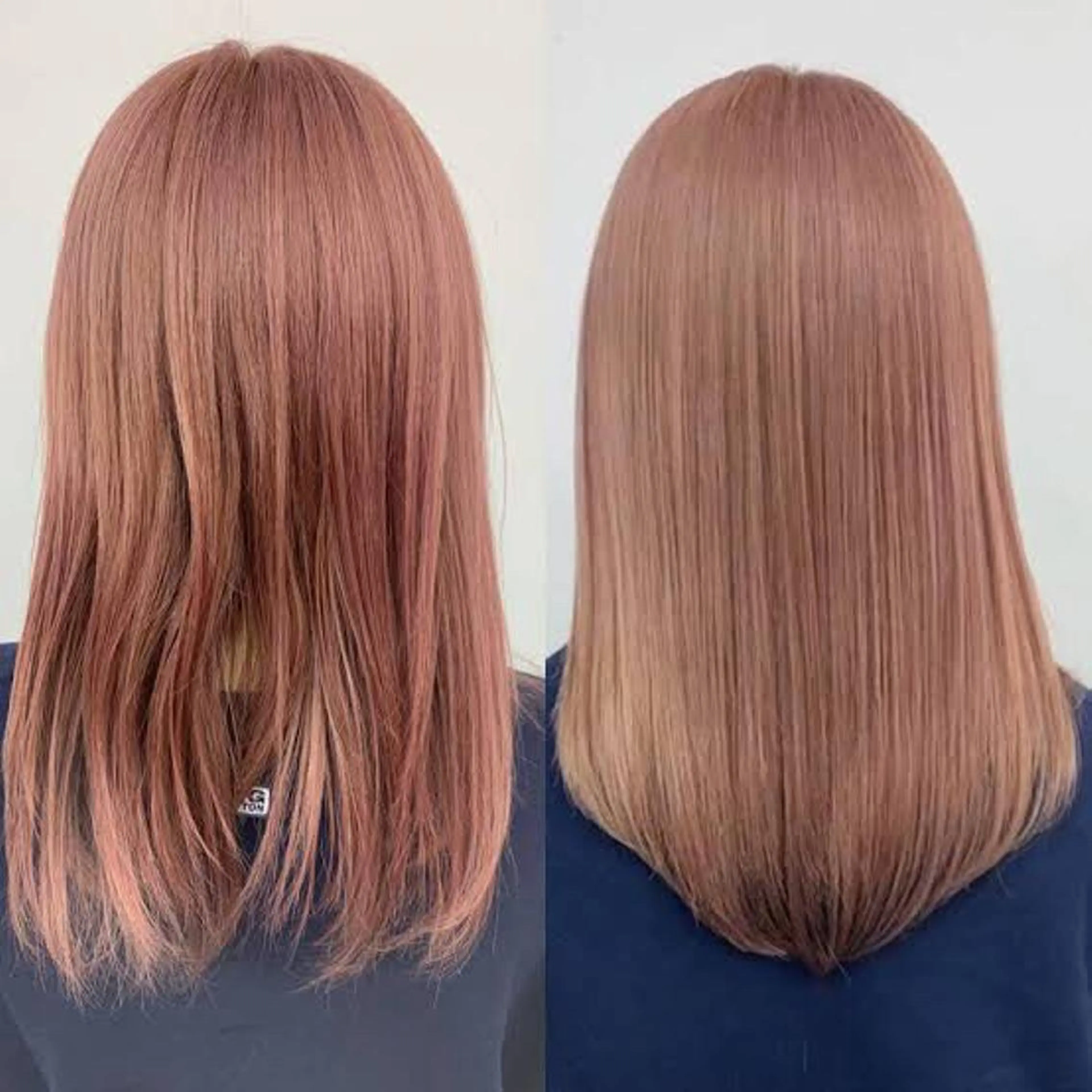 🎨透明感ワンカラー+髪質改善Ribbonトリートメントの写真