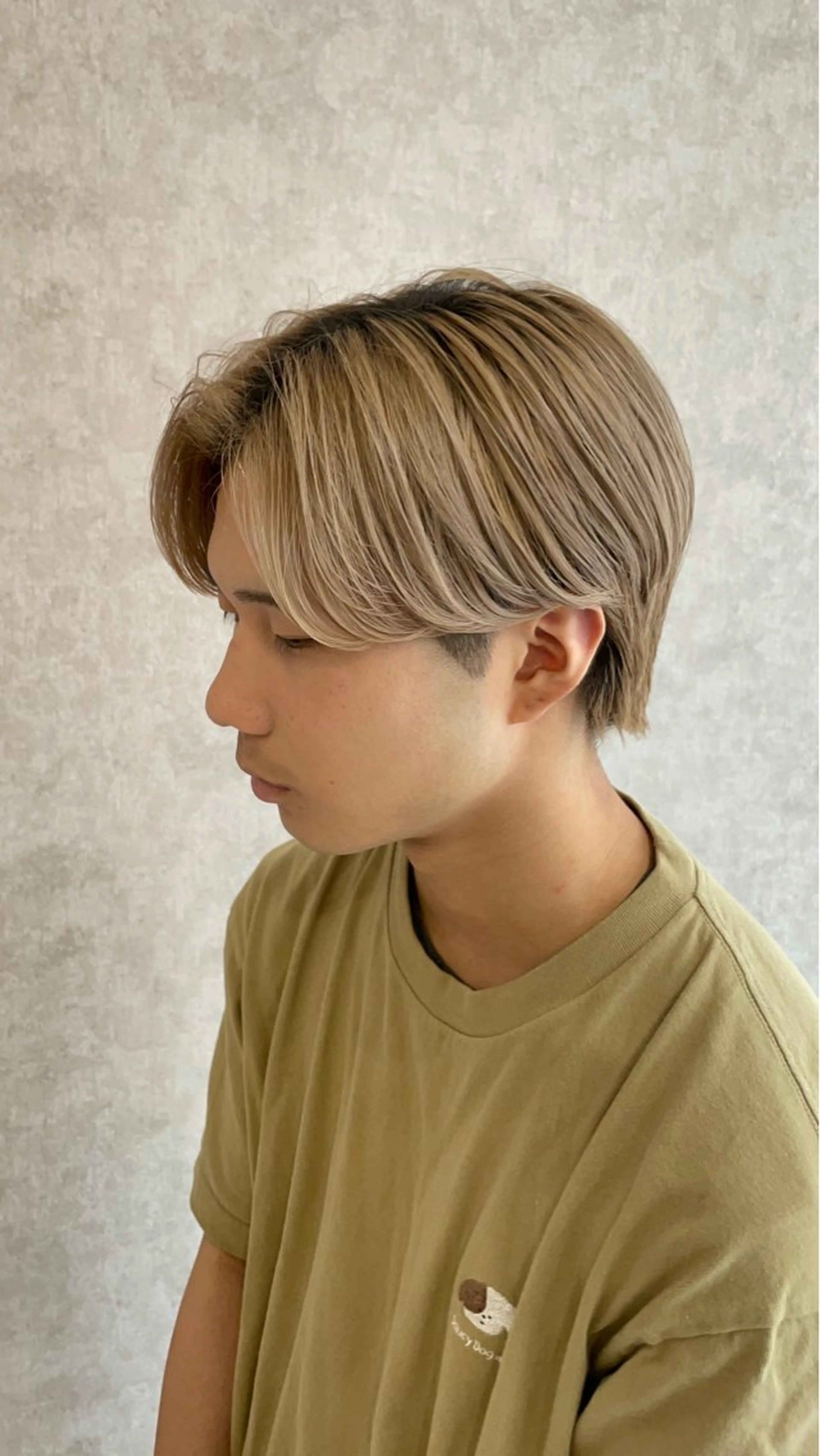 メンズ センターパート バレイヤージュ特化｜ Takuのヘアスタイル