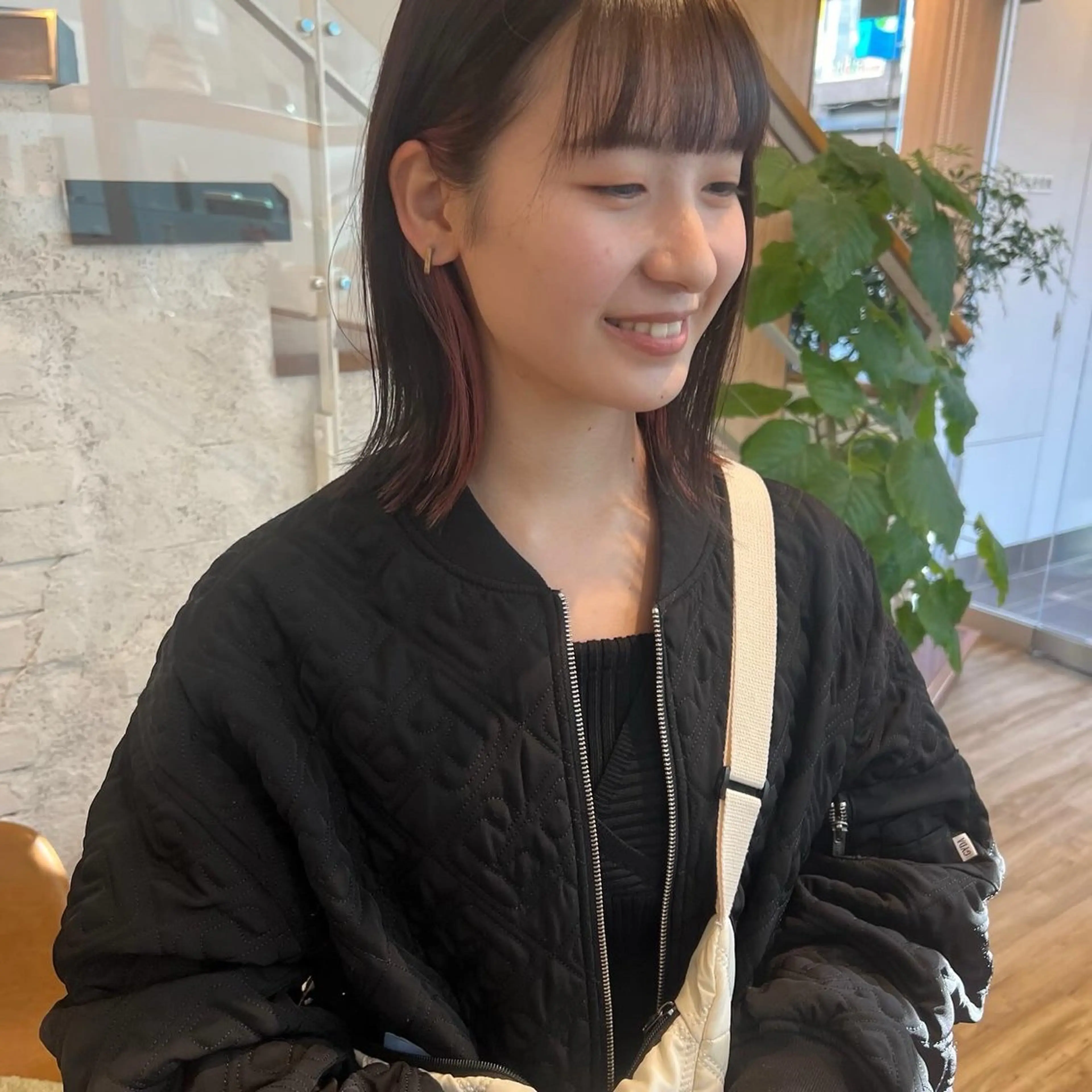 ミディアム カラー 池田理紗/ bob/メンズカットのヘアスタイル