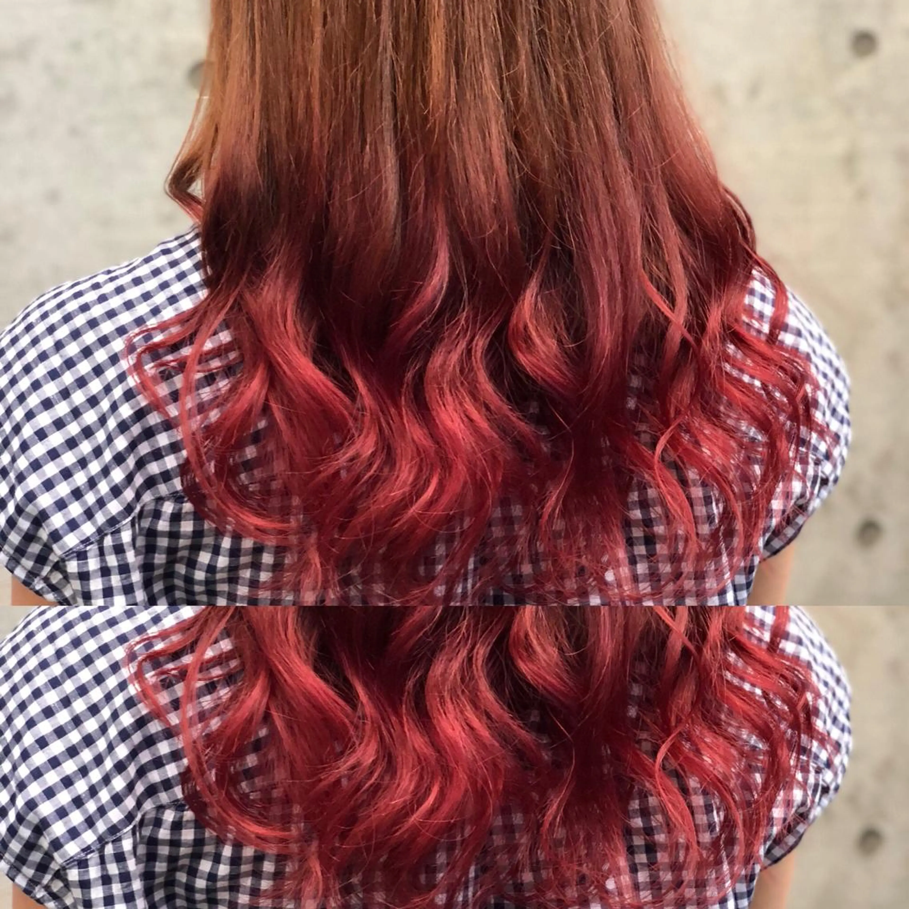 ロング カラー ブリーチ グラデーションカラー ヘアカラー ミニモお気に入り数 No.1宍戸雄弥のヘアスタイル