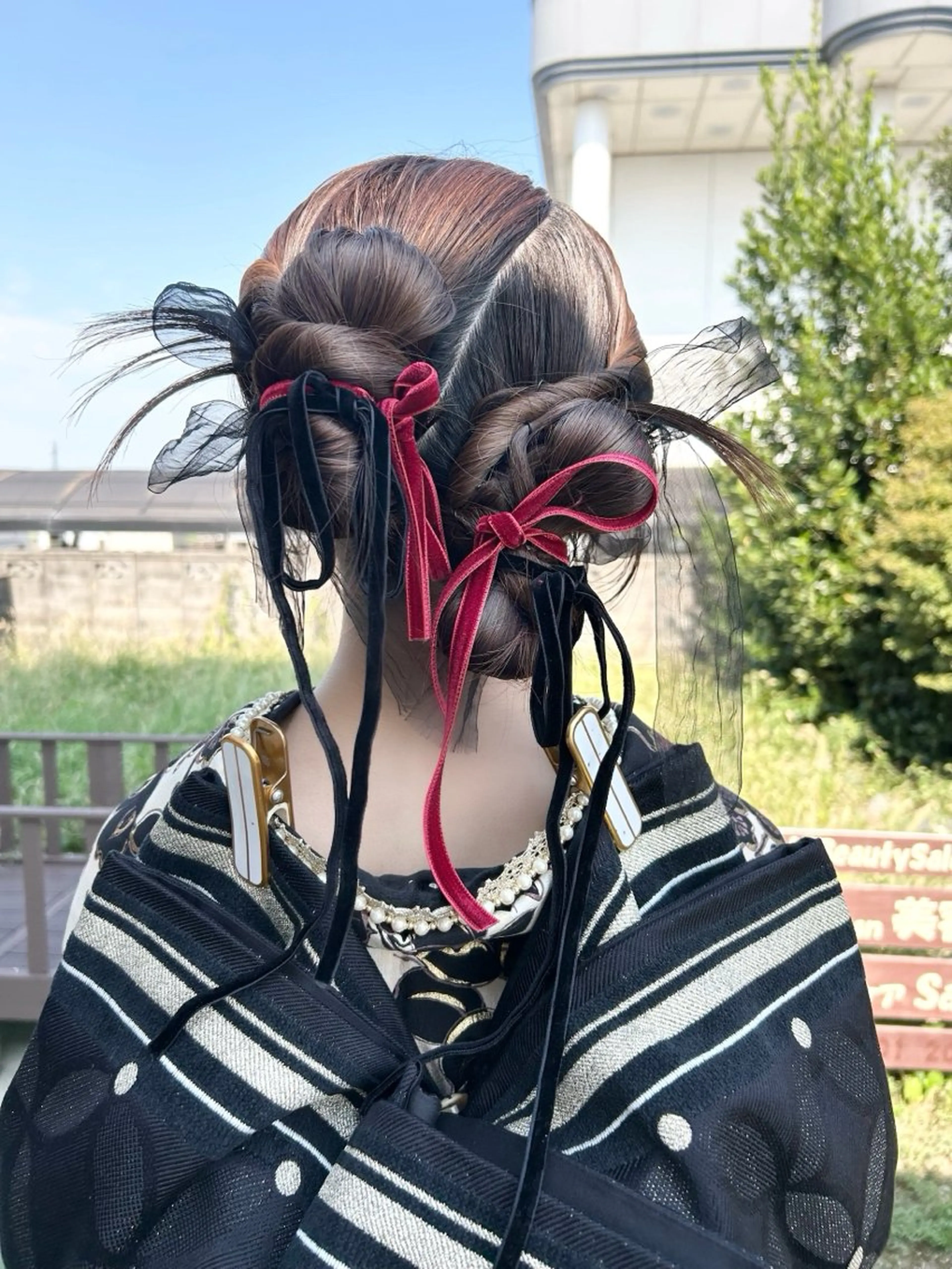 ロング ヘアアレンジ ヘアセット ナカジマ ナナのヘアスタイル