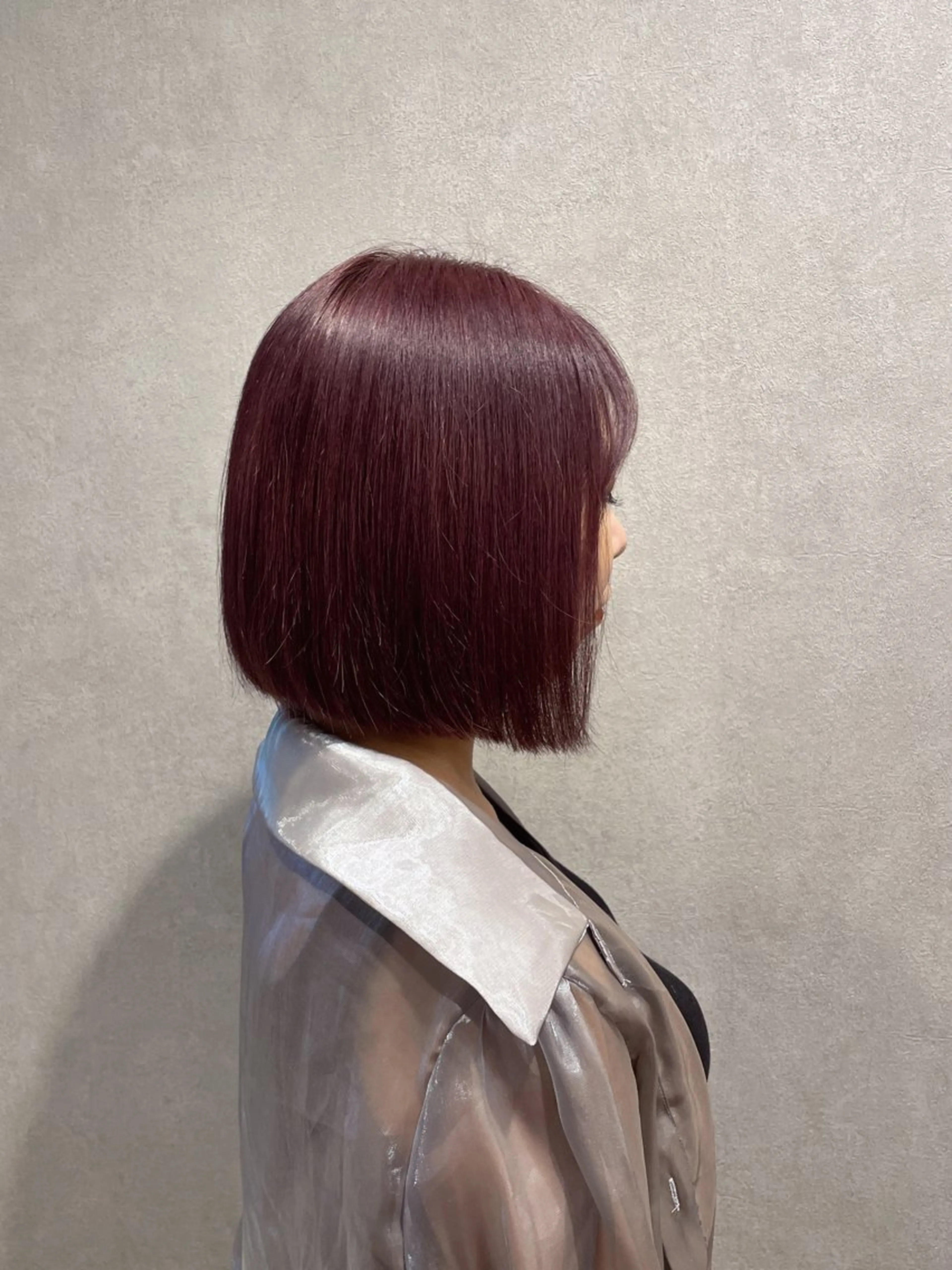 ミディアム 高評価多数◎ コテ巻きパーマ星明夏のヘアスタイル