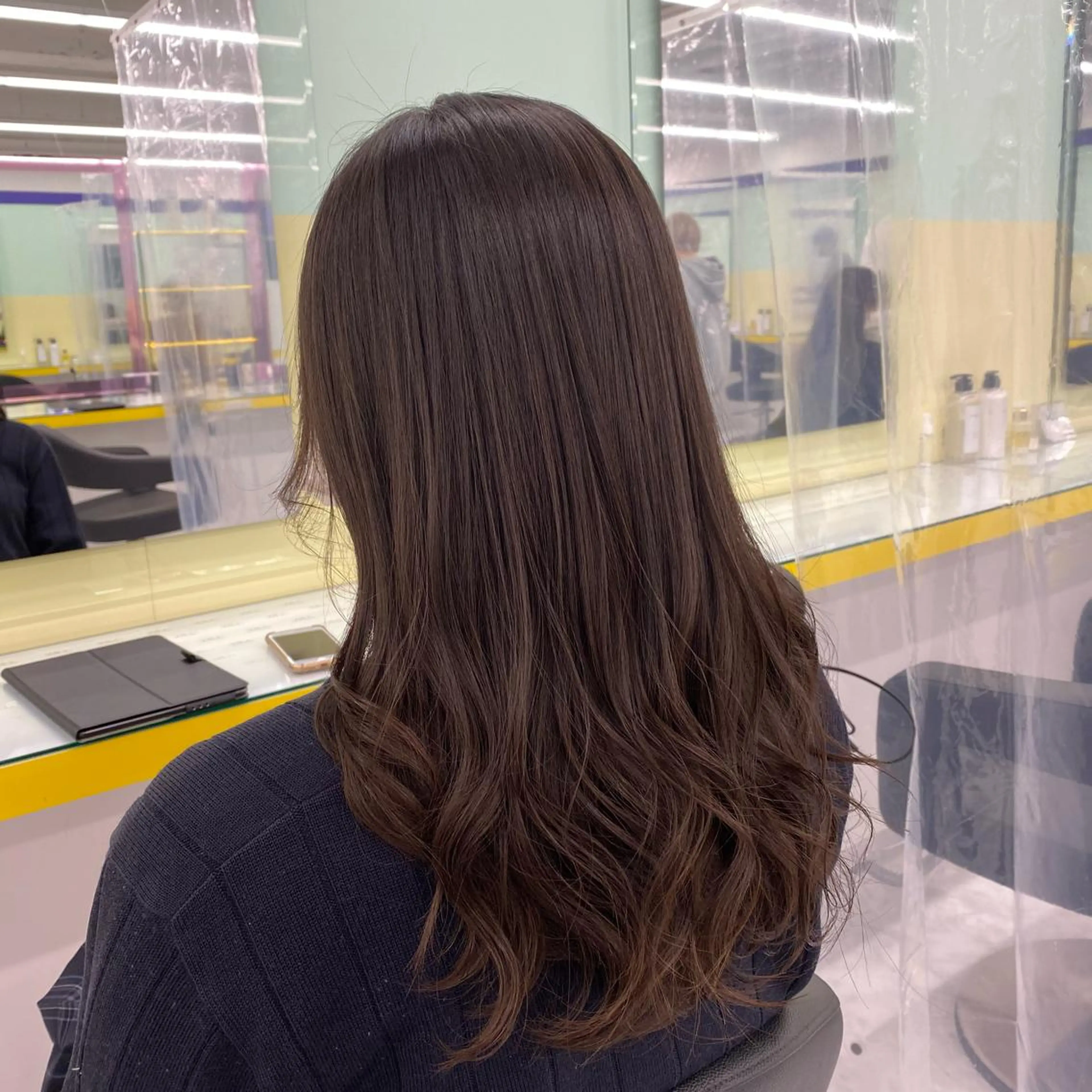 セミロング カラー ヘアアレンジ ヘアカラー トリートメント GOTODAY shair salon 横浜mare店所属・mai🍑暖色カラー /レイヤー💖のヘアスタイル