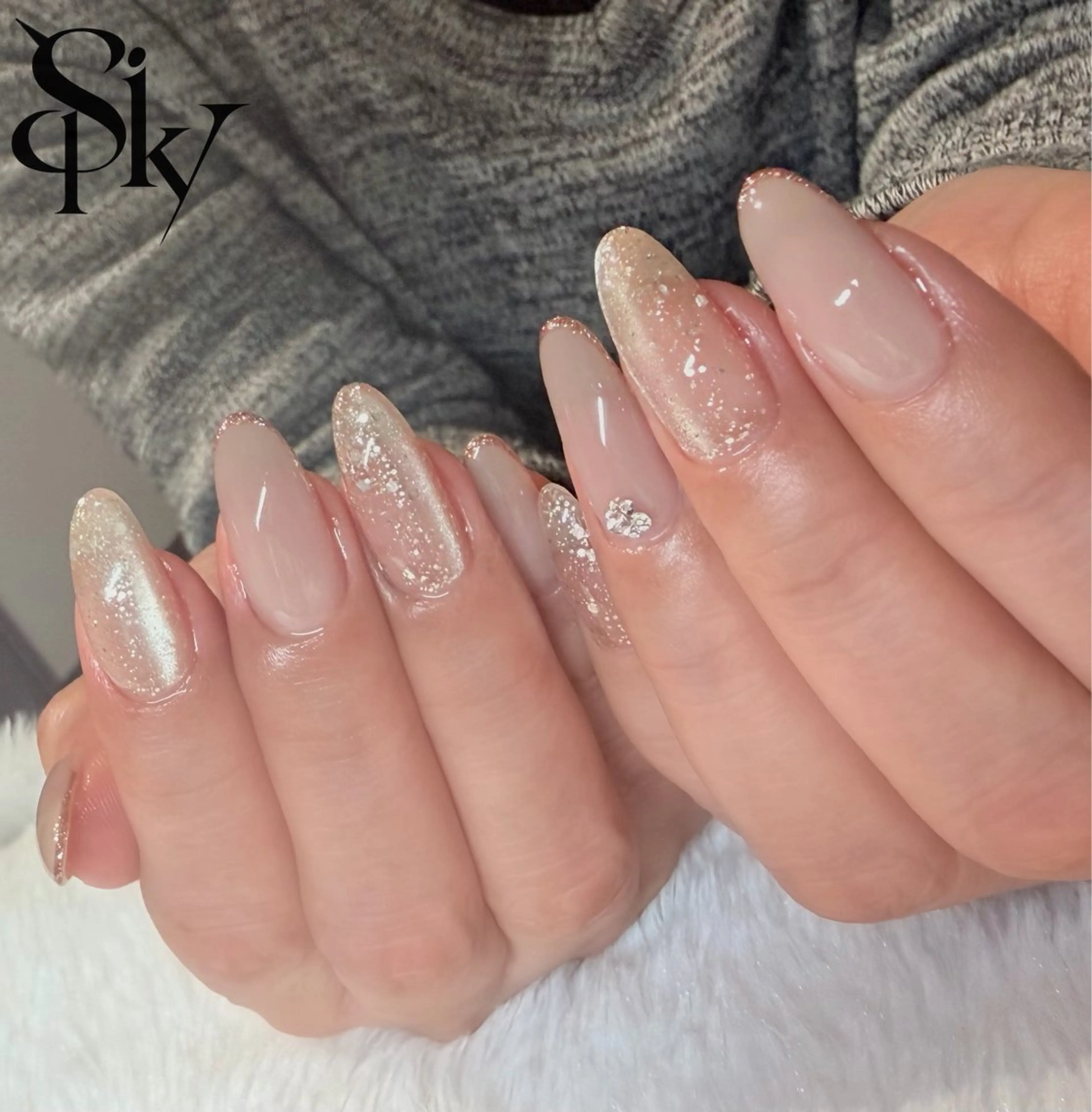 ネイル ハンドネイル Spiky とうげ ふうかのネイルデザイン