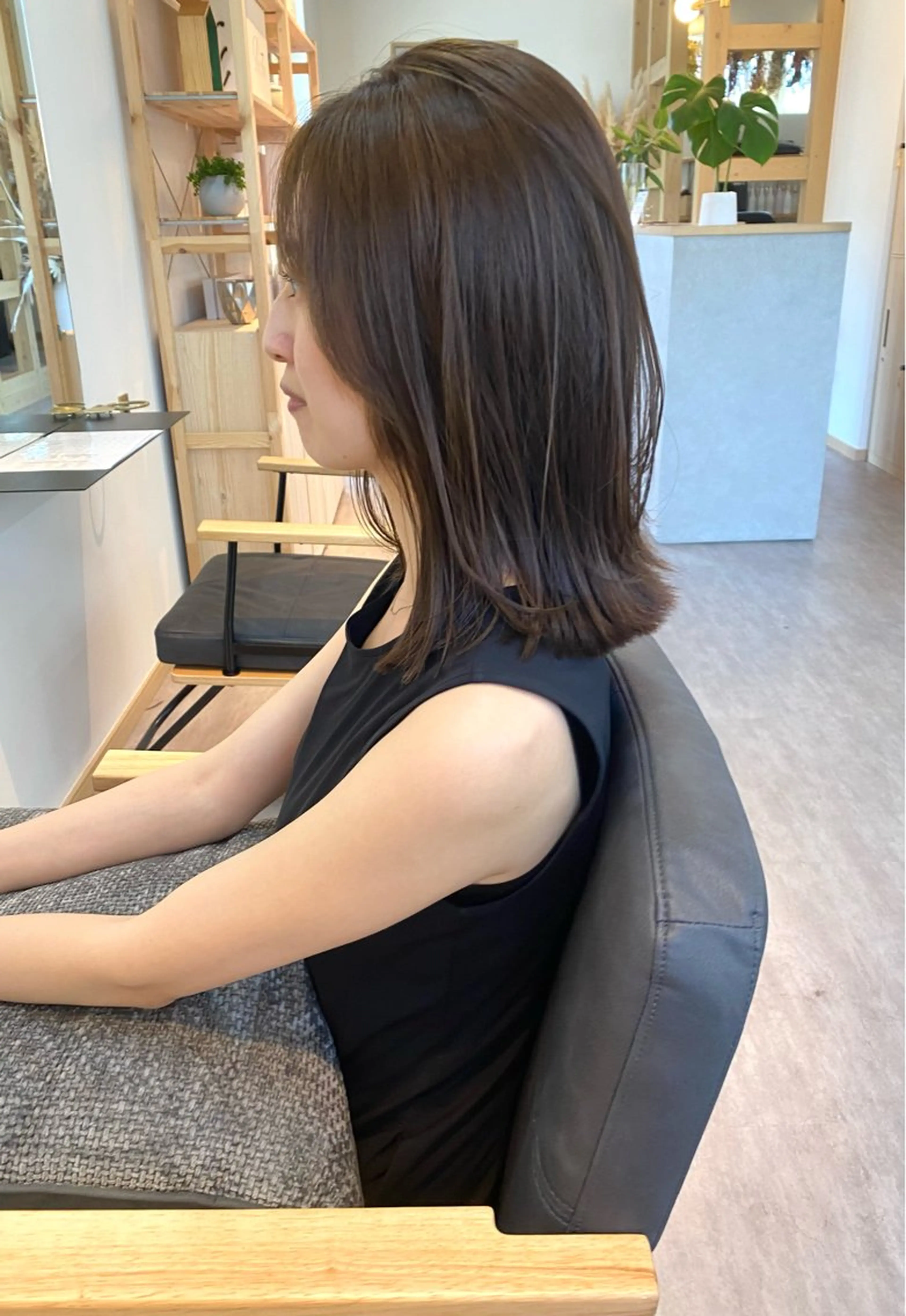 ミディアム カラー ヘアカラー 内野 友貴のヘアスタイル