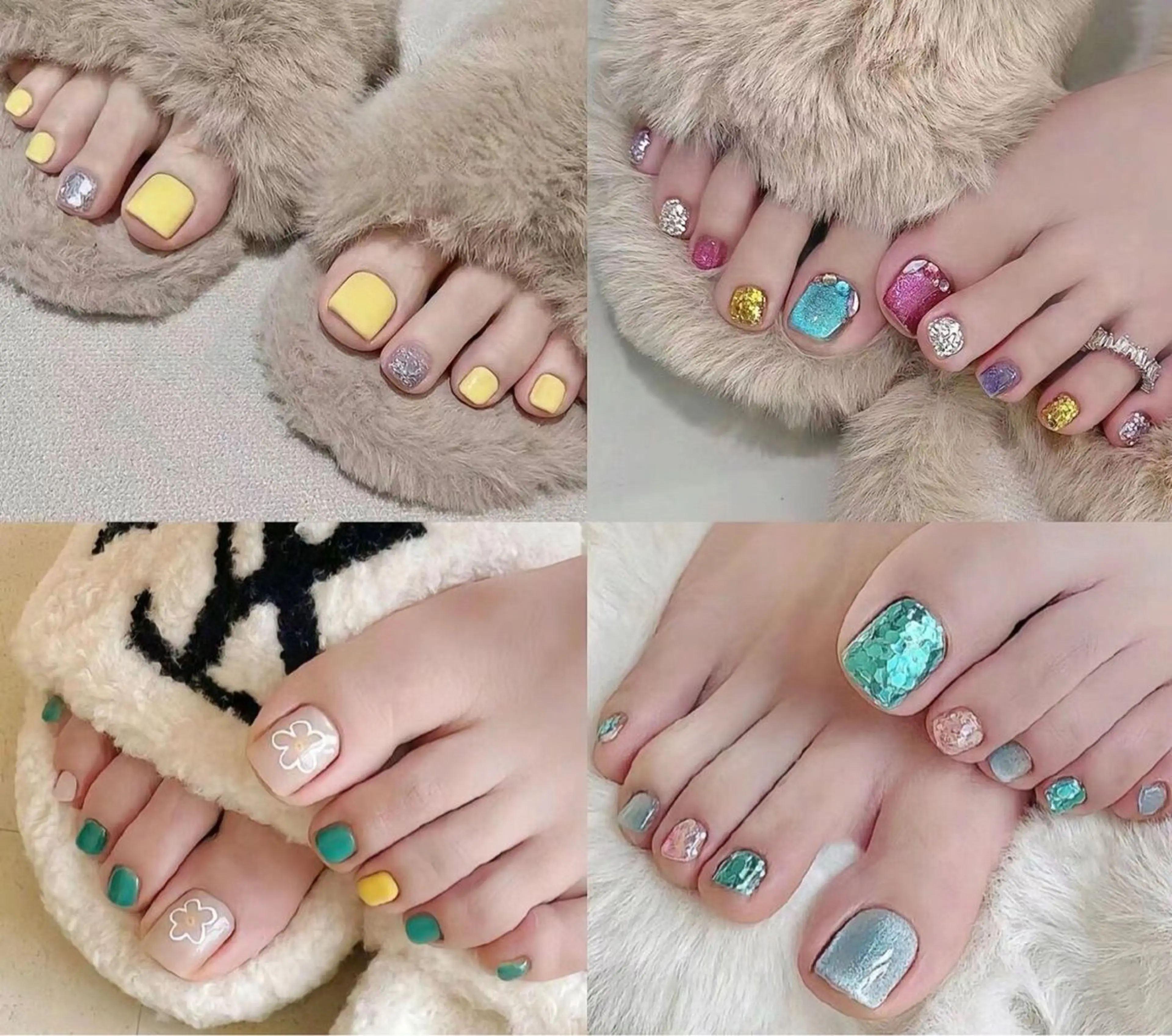 オフ仕込みフットネイルつけ放題¥6980の写真