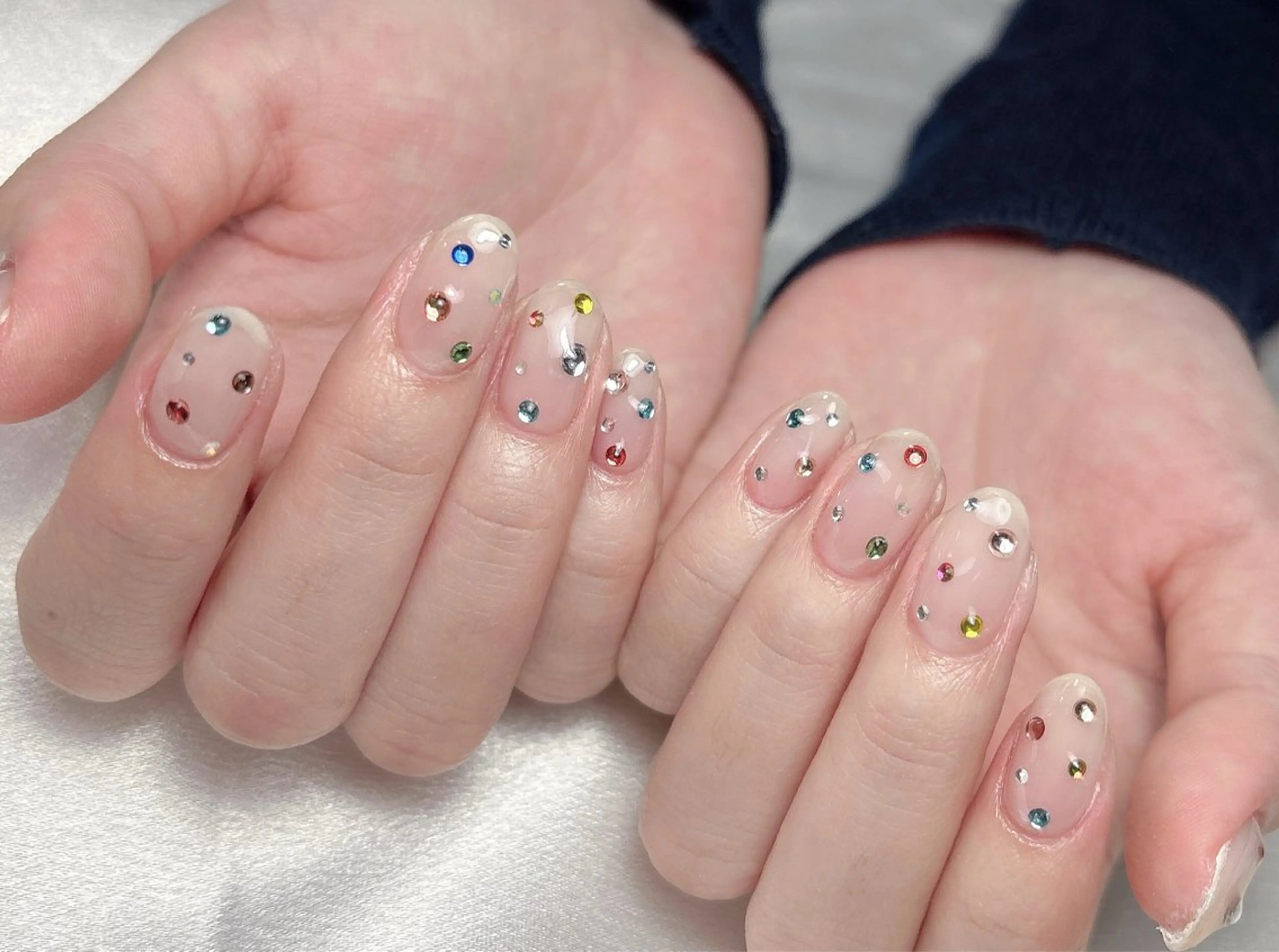 ネイル ハンドネイル Aura  Nail 長さだし/パラジェルのネイルデザイン