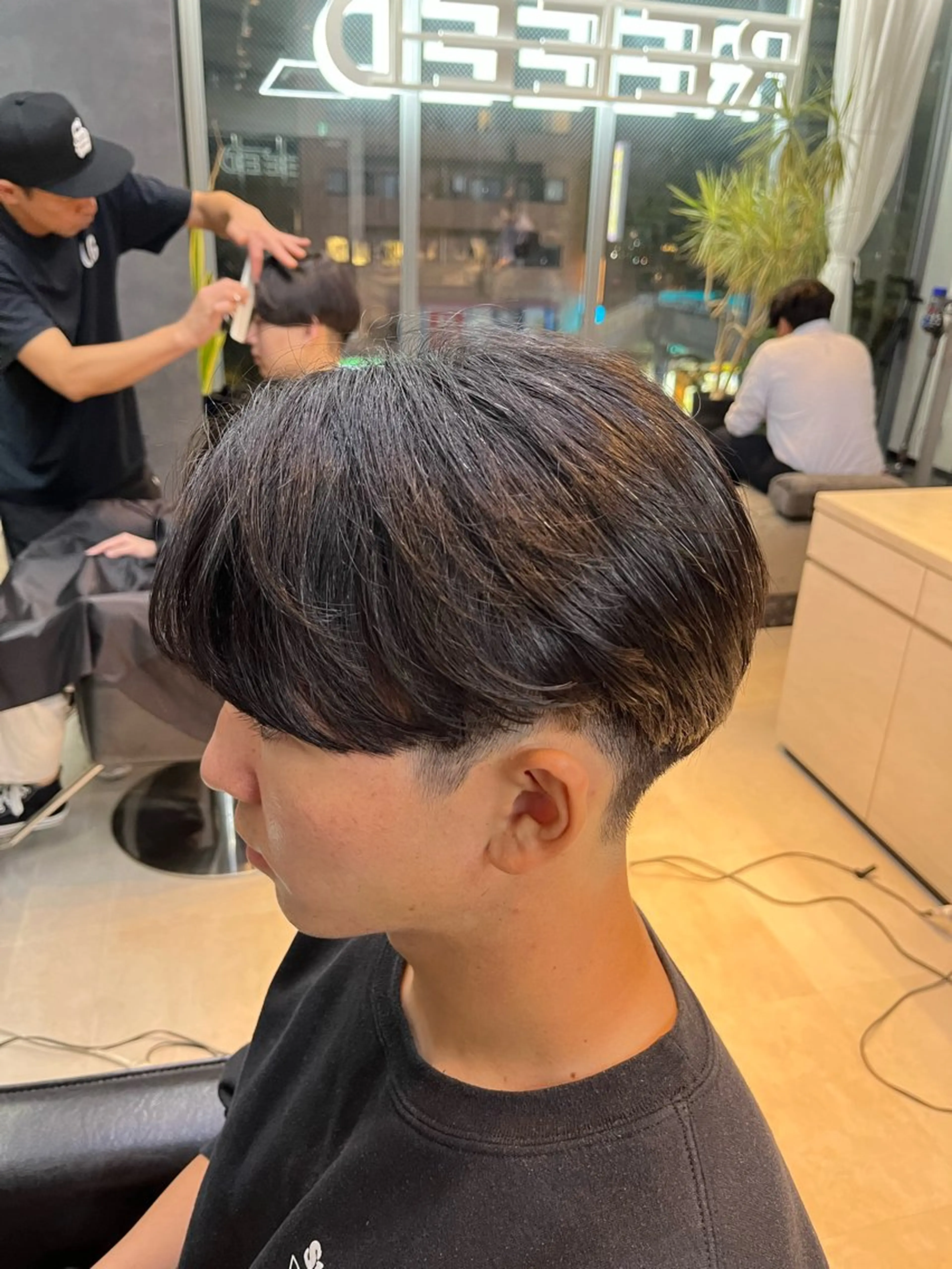 メンズ カット 縮毛矯正 毛流れが作れる 縮毛矯正/渡部純生のヘアスタイル