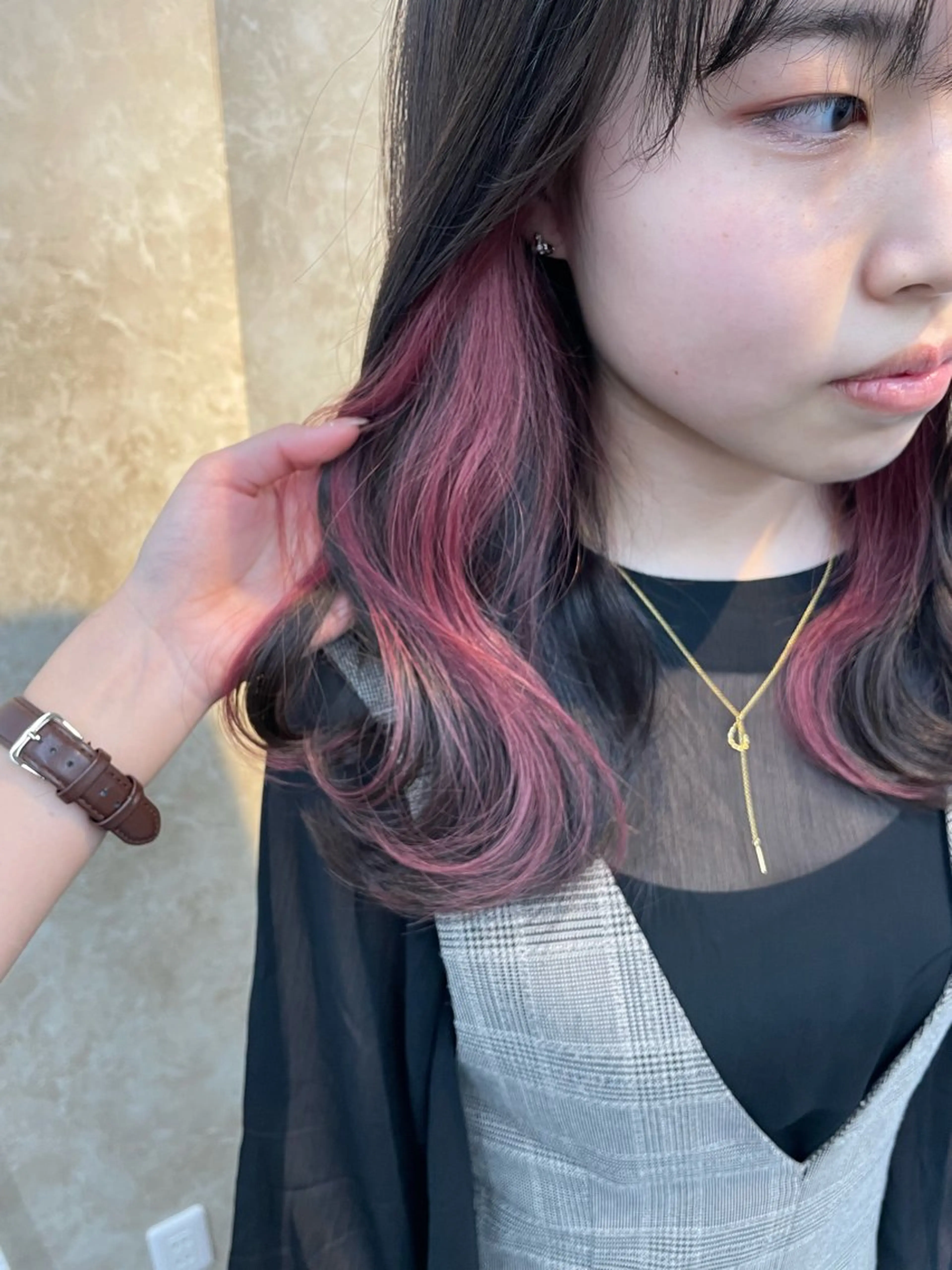 セミロング カット ヘアカラー トリートメント MISATO THIRD SHOPのヘアスタイル