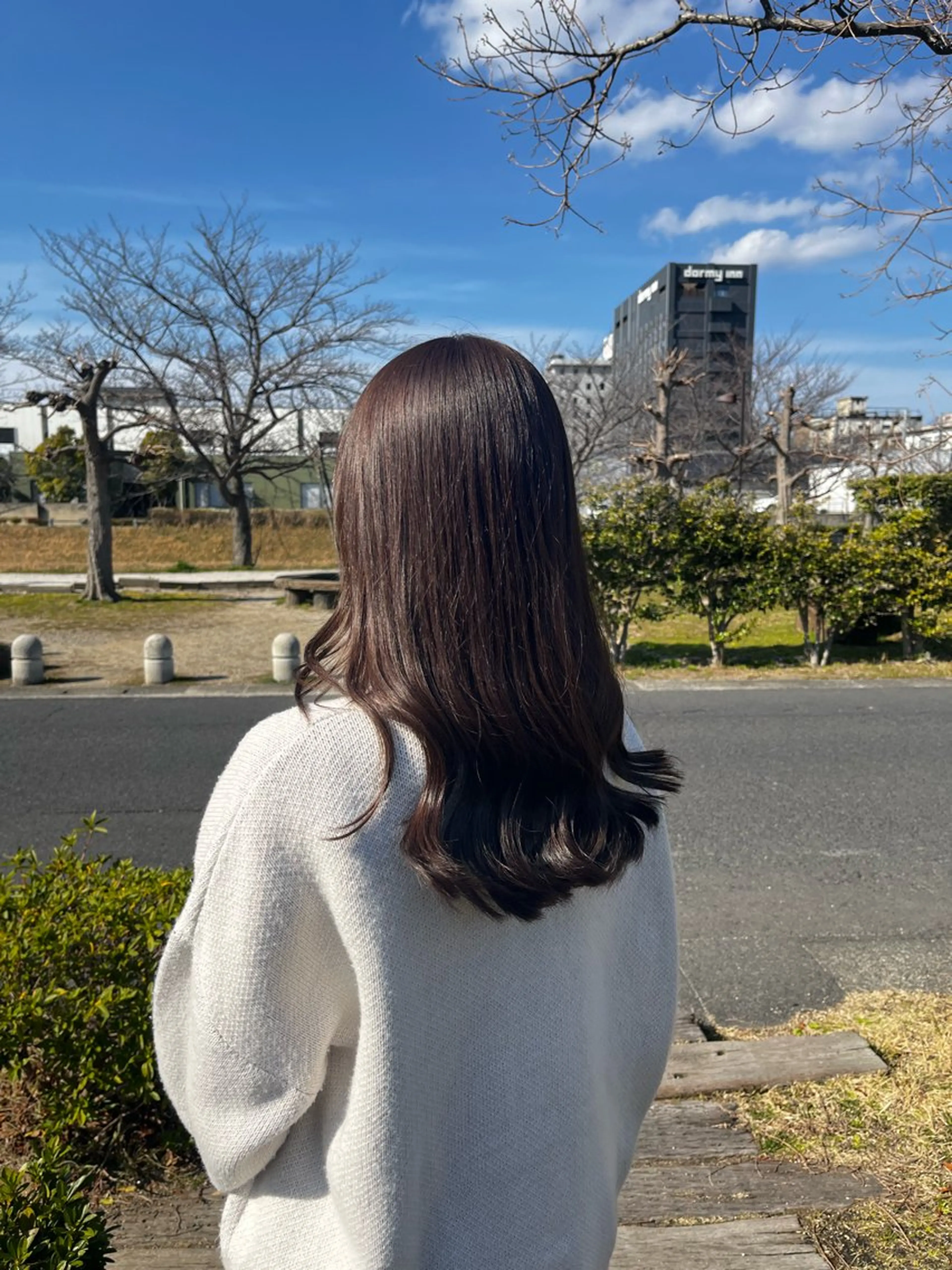 ロング カラー カット ヘアカラー lamill kokoのヘアスタイル