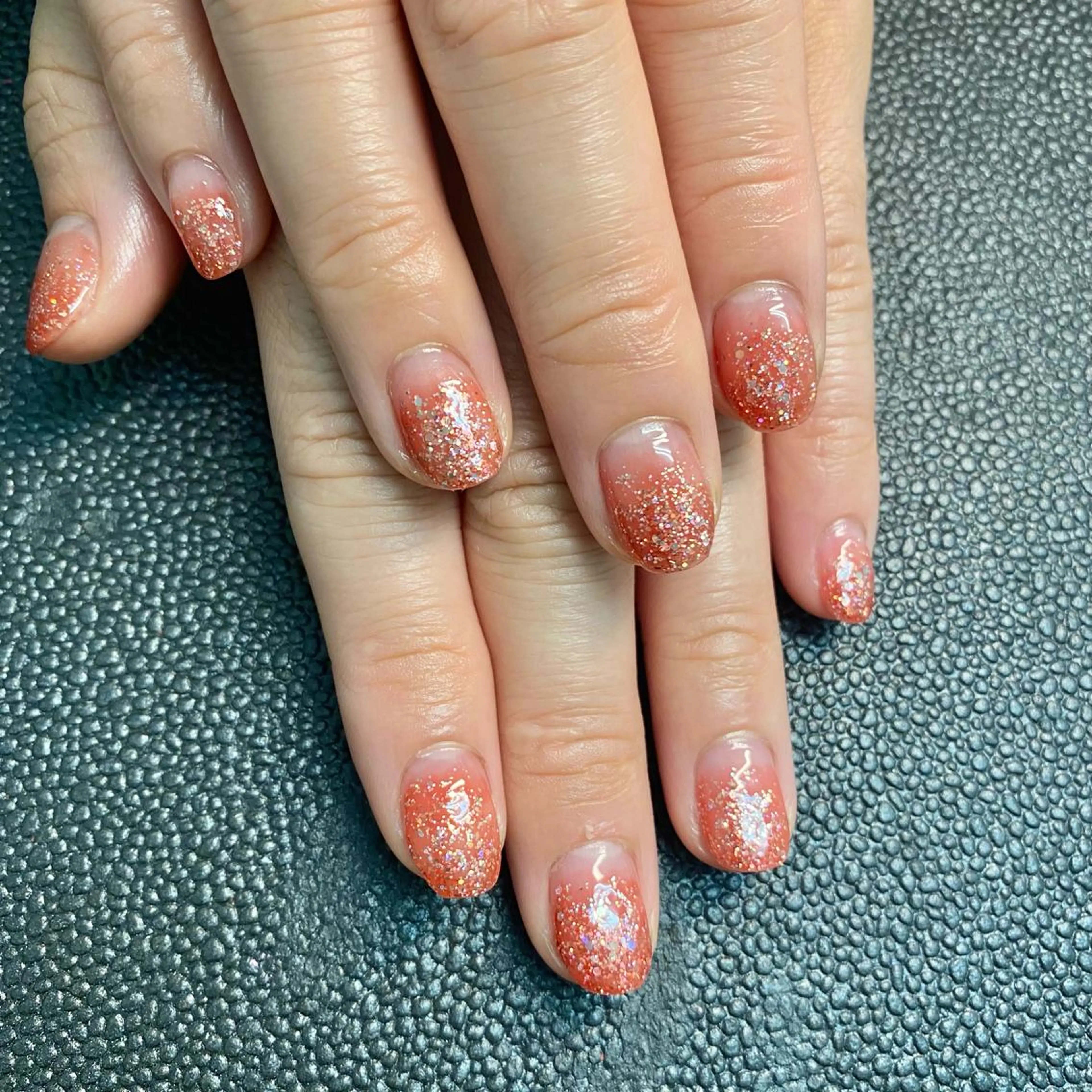 ネイル ラメ(グリッター) ピンク kagami マイのネイルデザイン