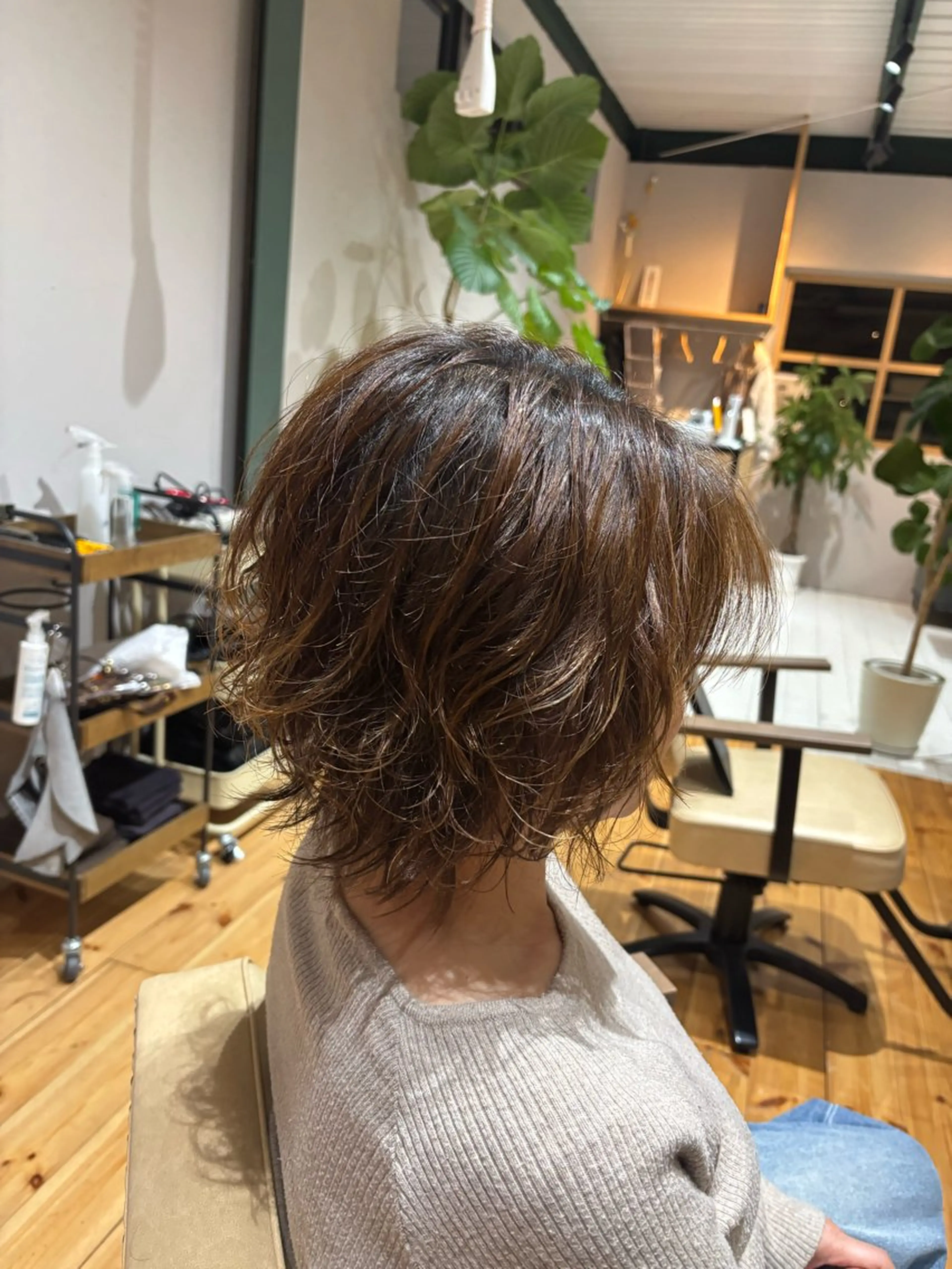 ショート パーマ ショートヘア デジタルパーマ 林 晃輔のヘアスタイル