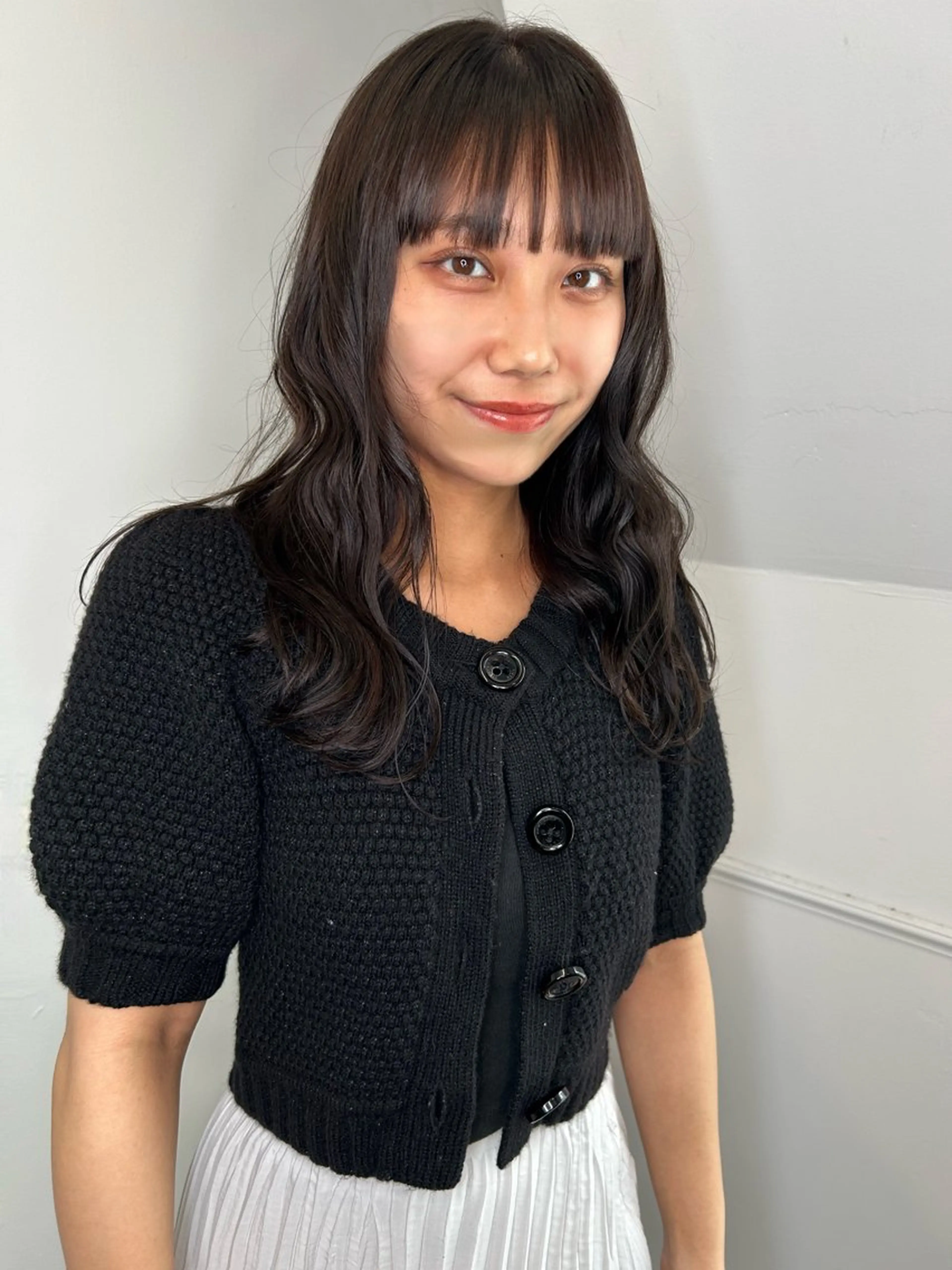 ミディアム カラー 透明感カラー/レイヤ ー🌙Honokaのヘアスタイル