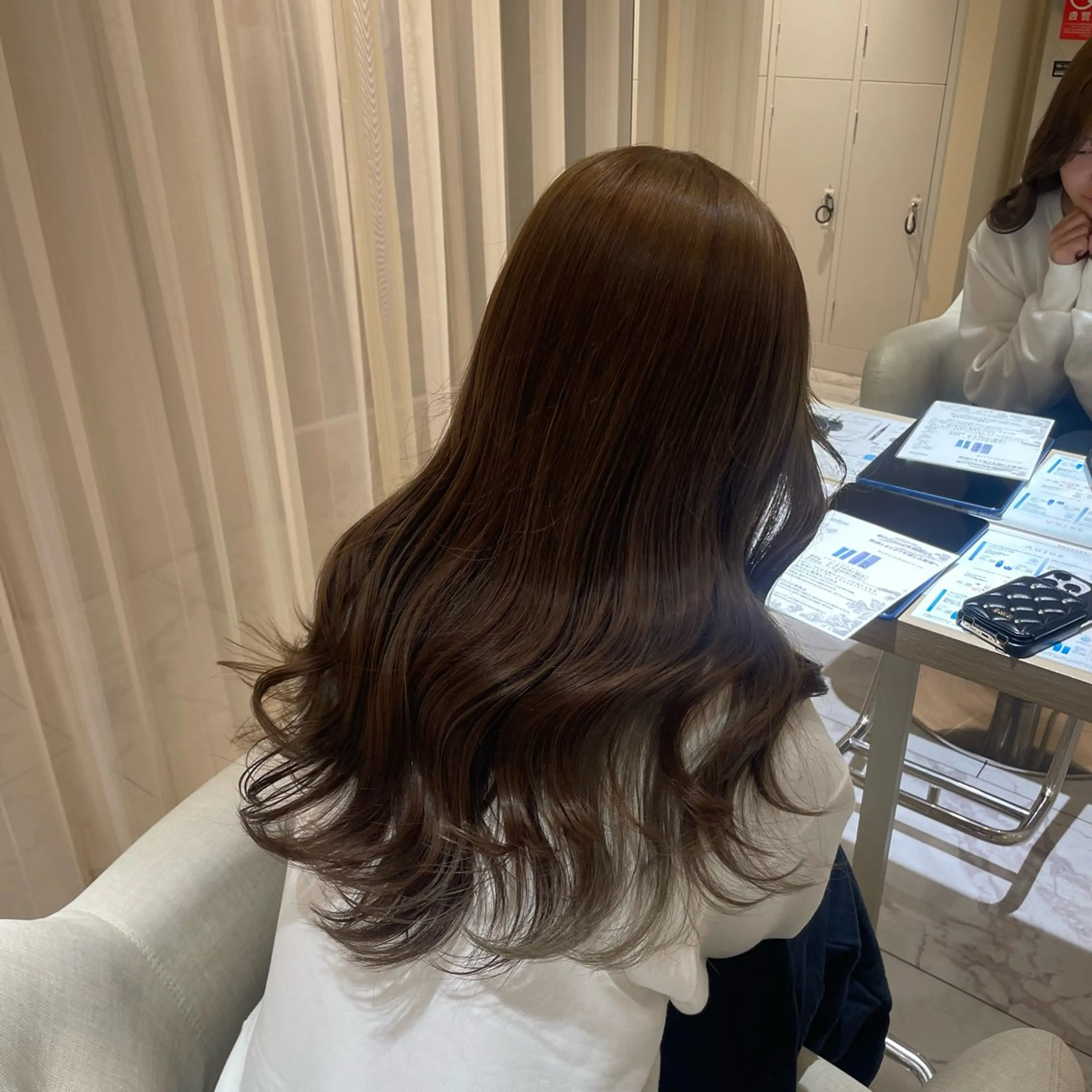 ロング ヘアカラー トリートメント ヘッドスパ マホ/日吉/髪質改善 /レイヤー/ガーリーのヘアスタイル