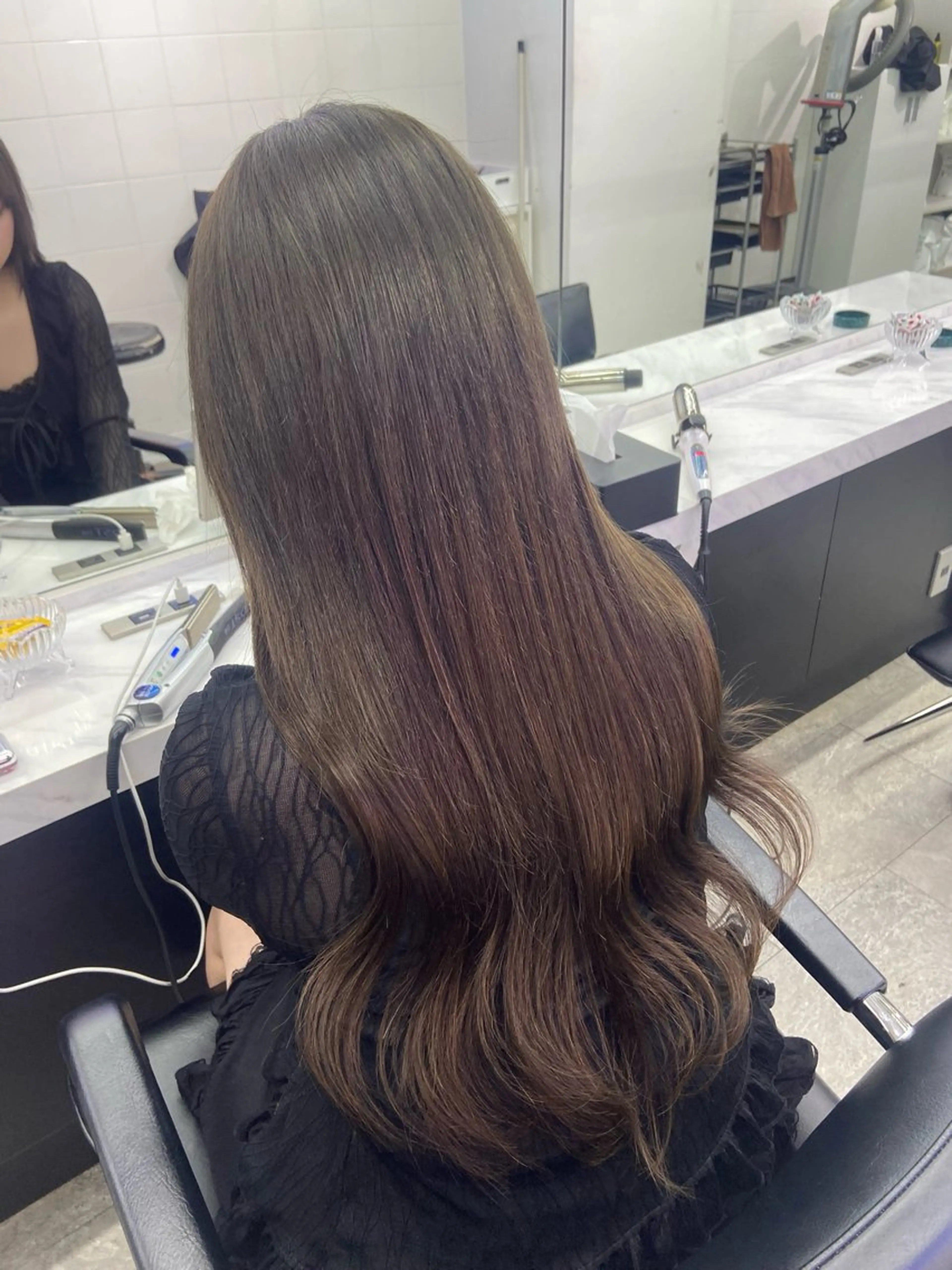 🤍艶カラー＋プルエクステンション50本【ダイアモンド毛💎】渋谷／恵比寿／代官山の写真