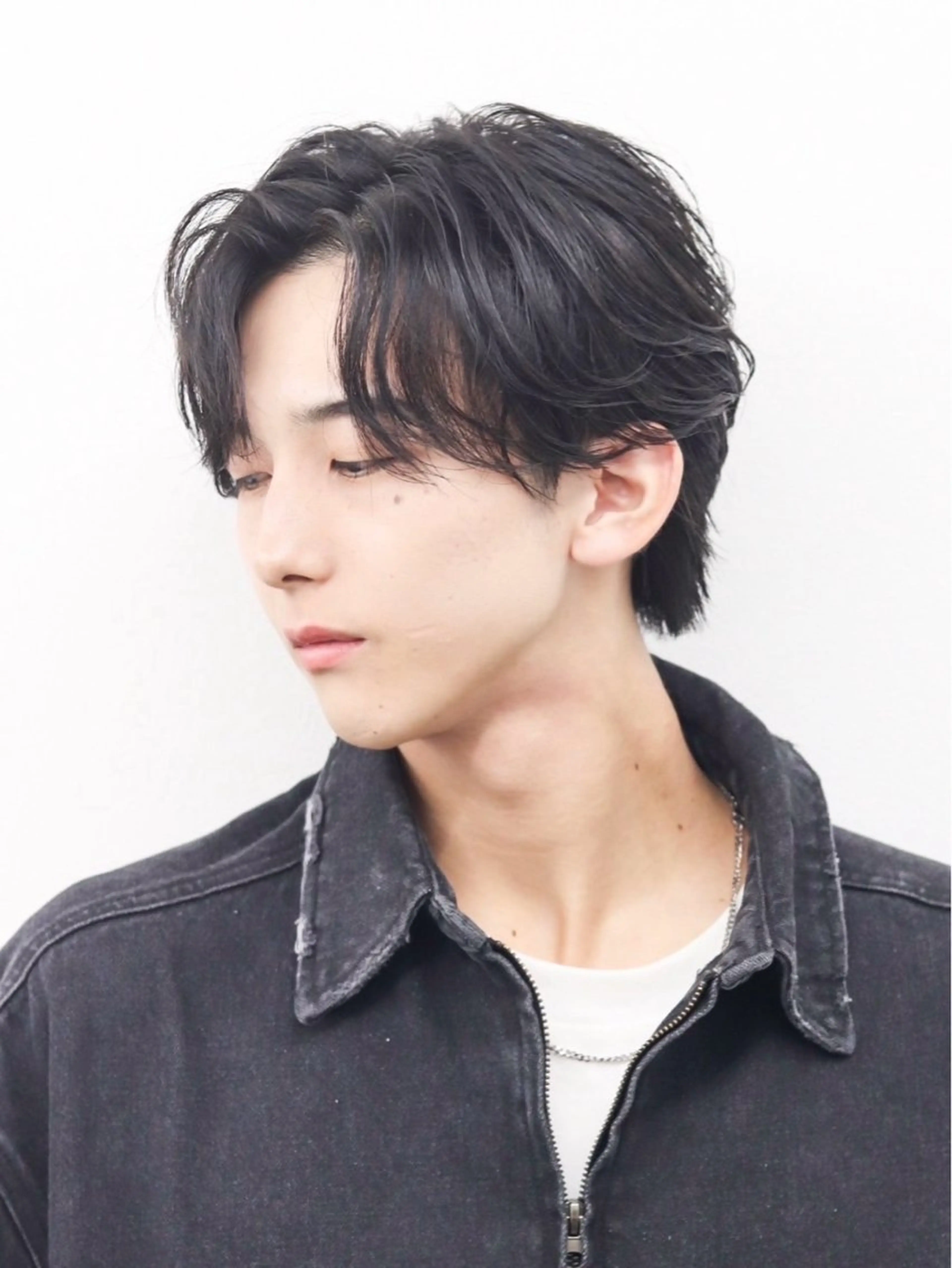 ミディアム カラー パーマ ヘアアレンジ メンズ メンズ韓国風 韓国風ヘア 似合わせカット メンズ特化❤️‍🔥 RIKU❤️‍🔥のヘアスタイル